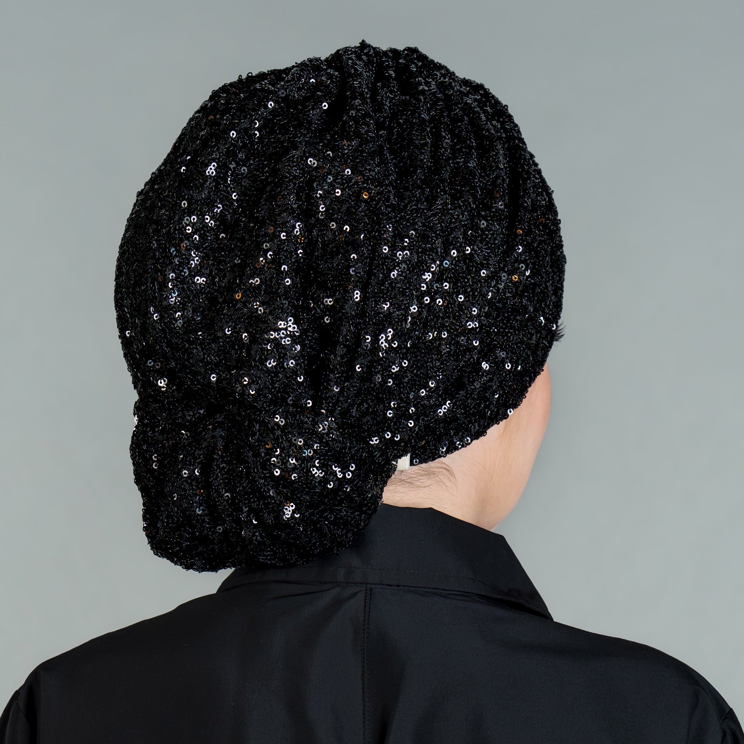 Beirut Bun Turban - Sequin-Embellished