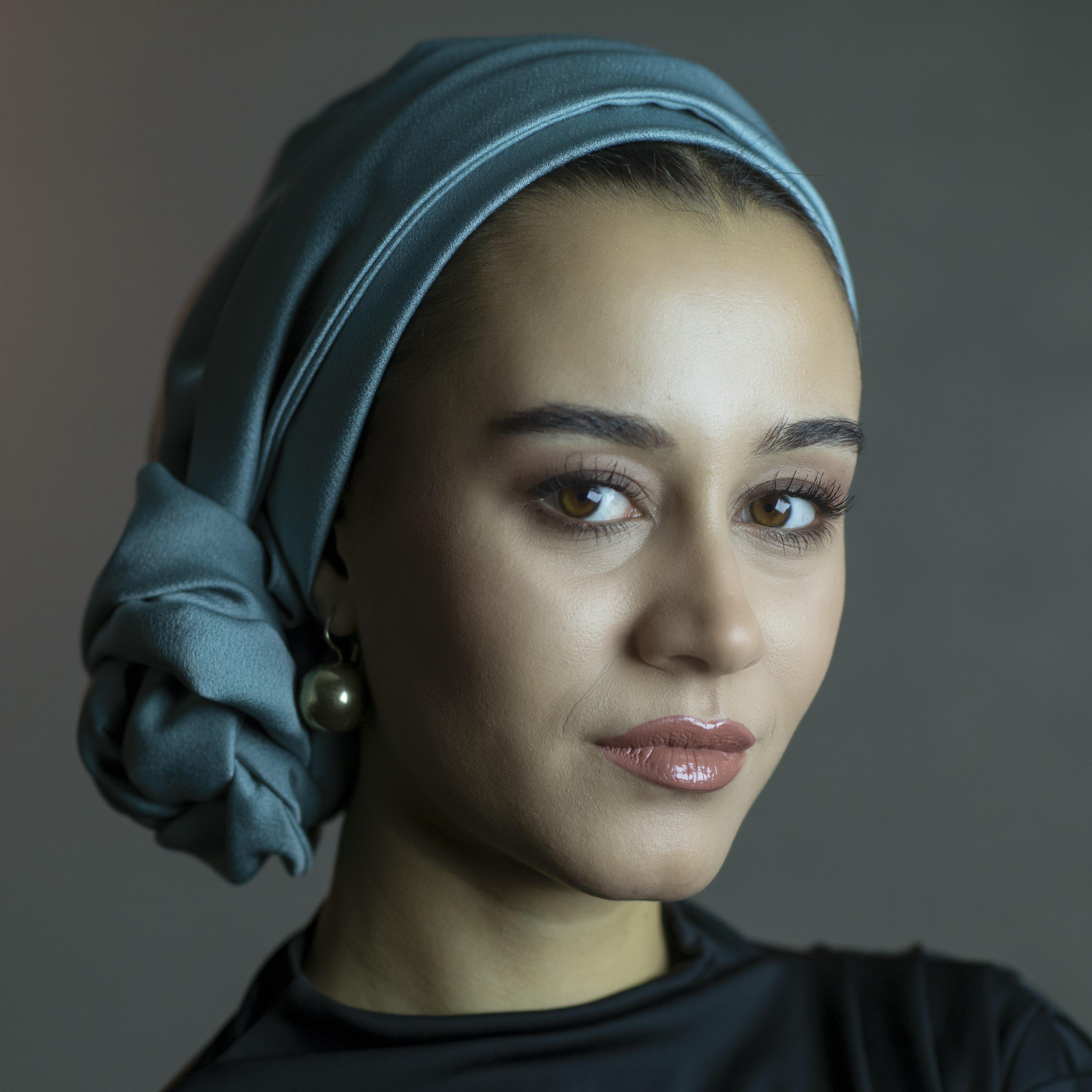 Dubai Tie Turban - Crepe Satin Fabric