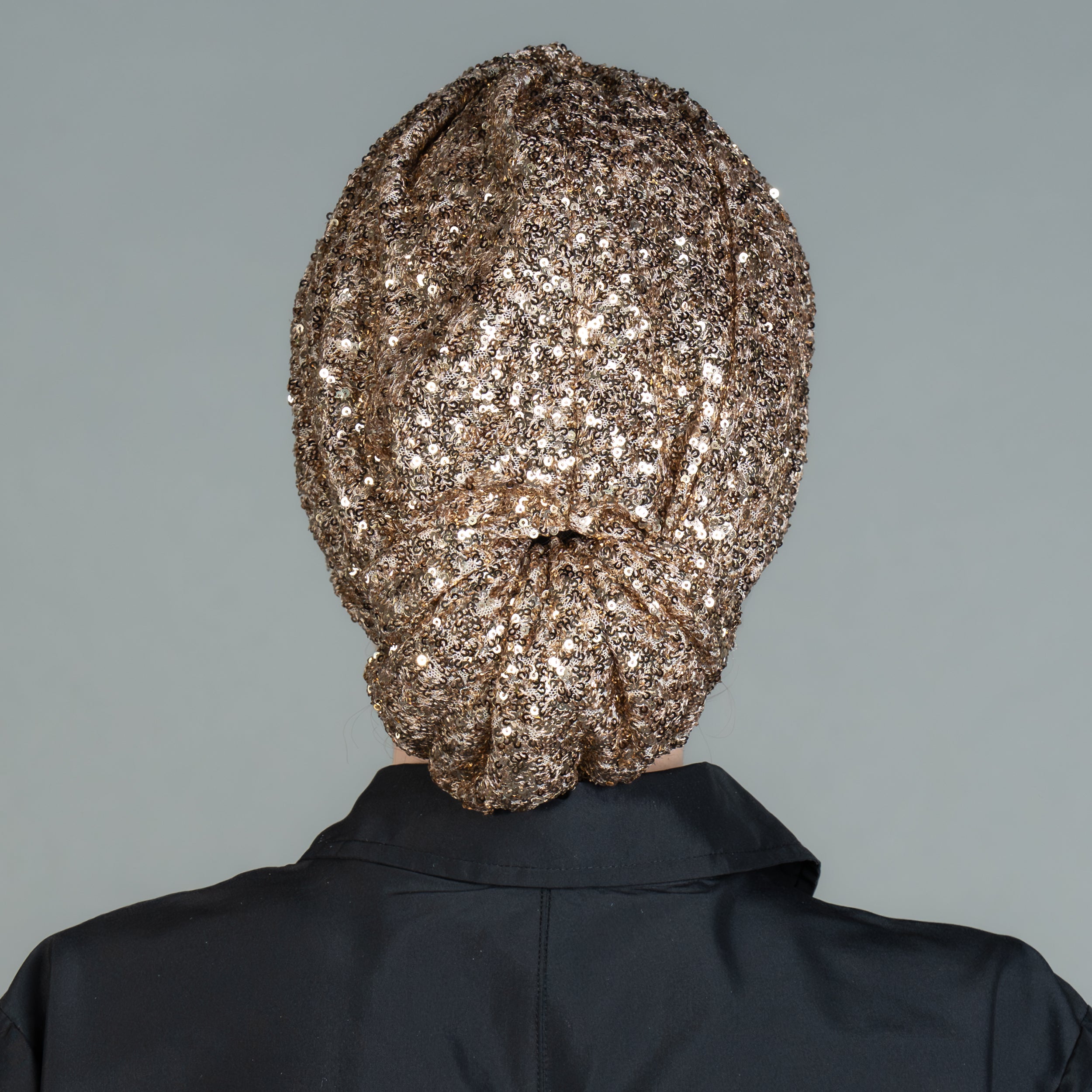 Beirut Bun Turban - Sequin-Embellished