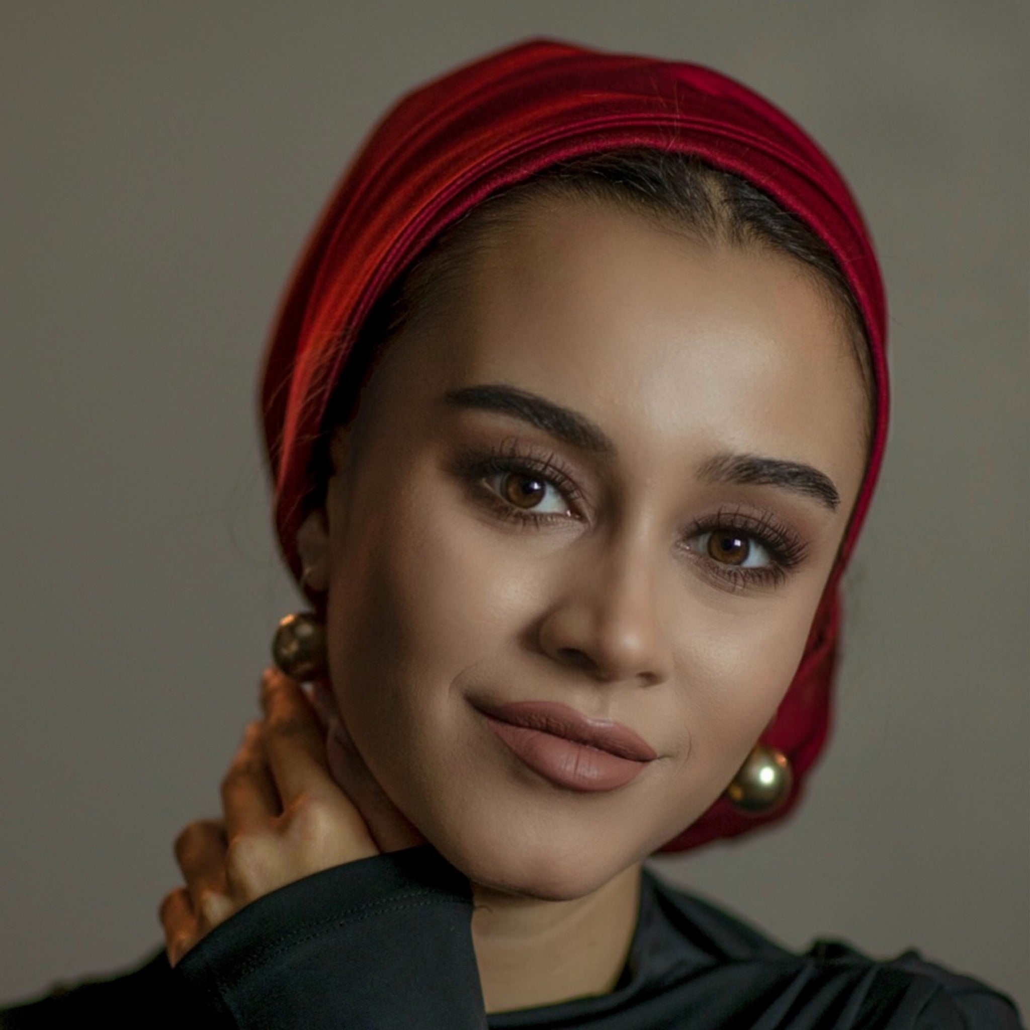 Dubai Tie Turban - Crepe Satin Fabric