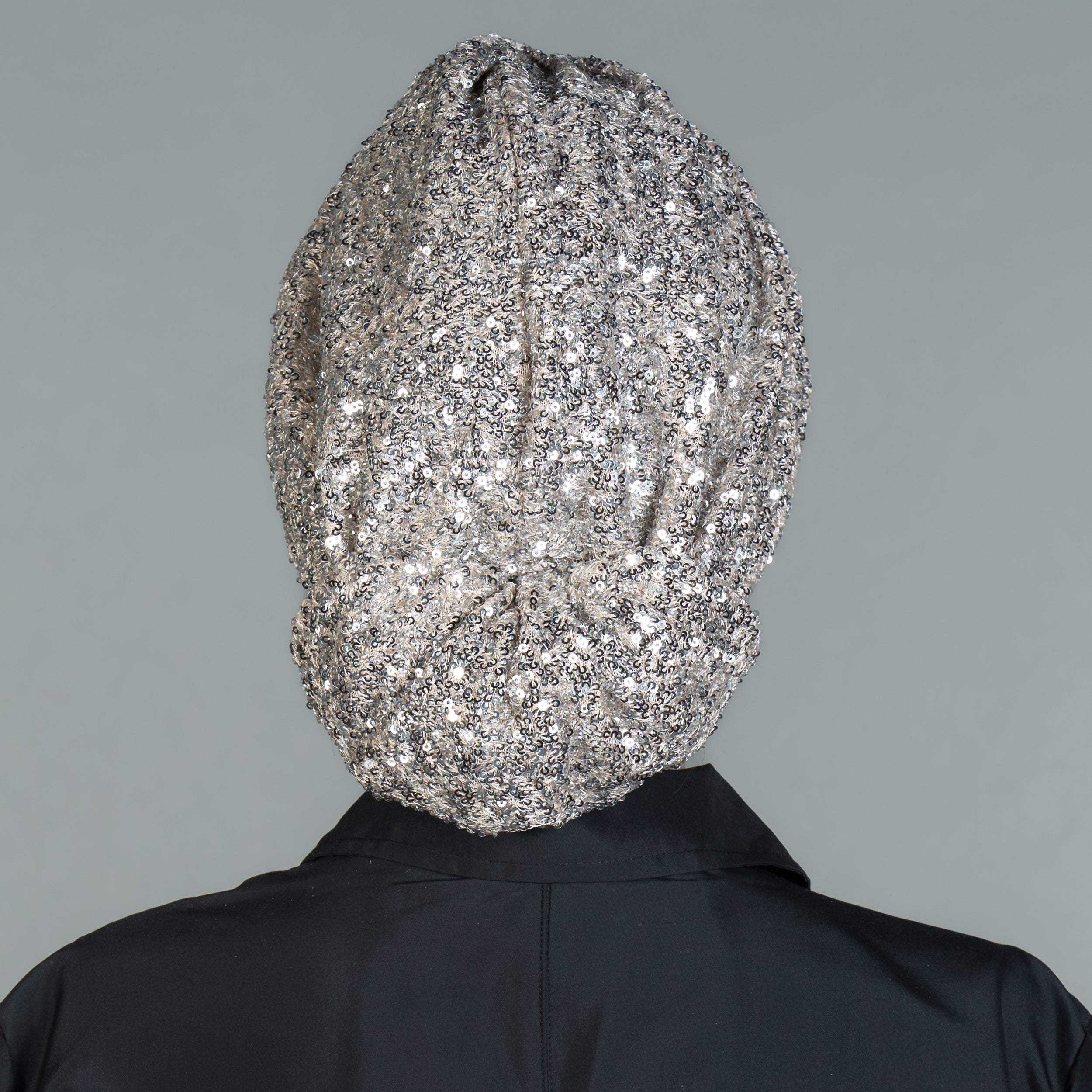 Beirut Bun Turban - Sequin-Embellished