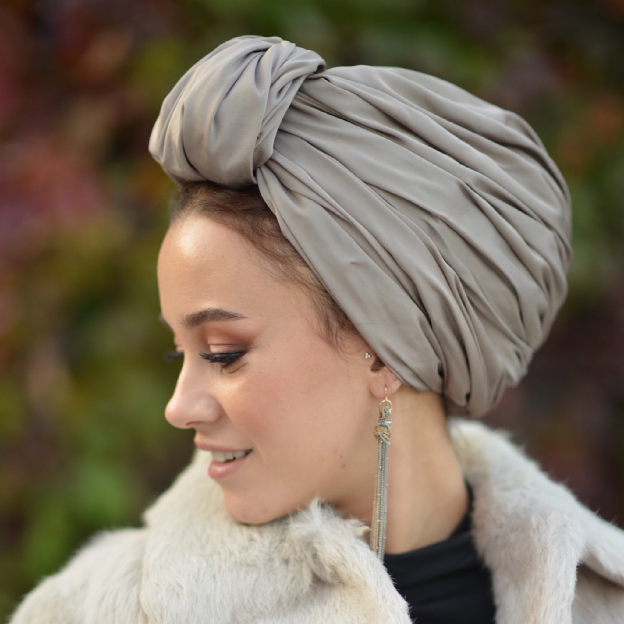 Beirut Bun Turban - Satin Fabric