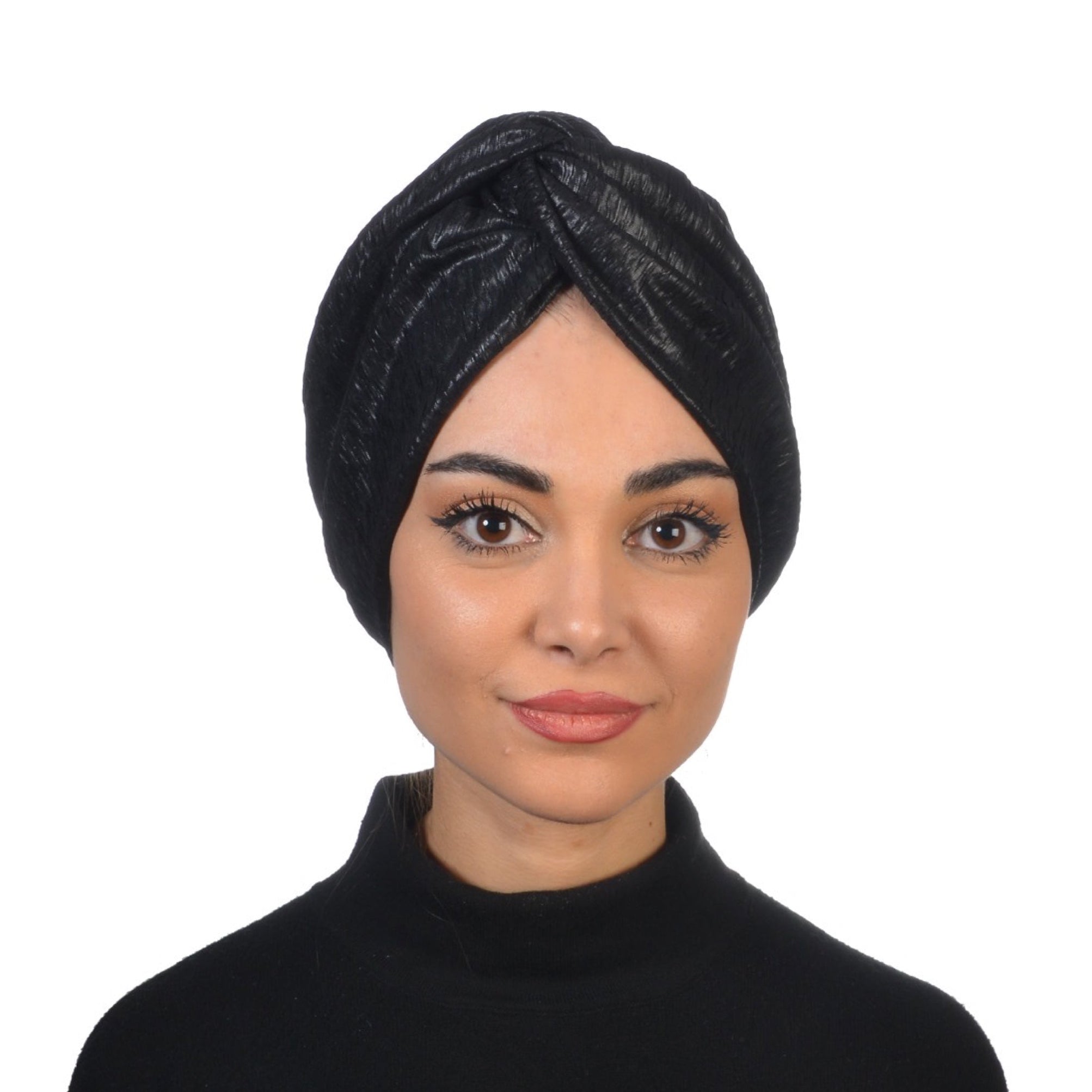 Barcelona Burgulu Bone - Parlak Krinkıl Kumaş