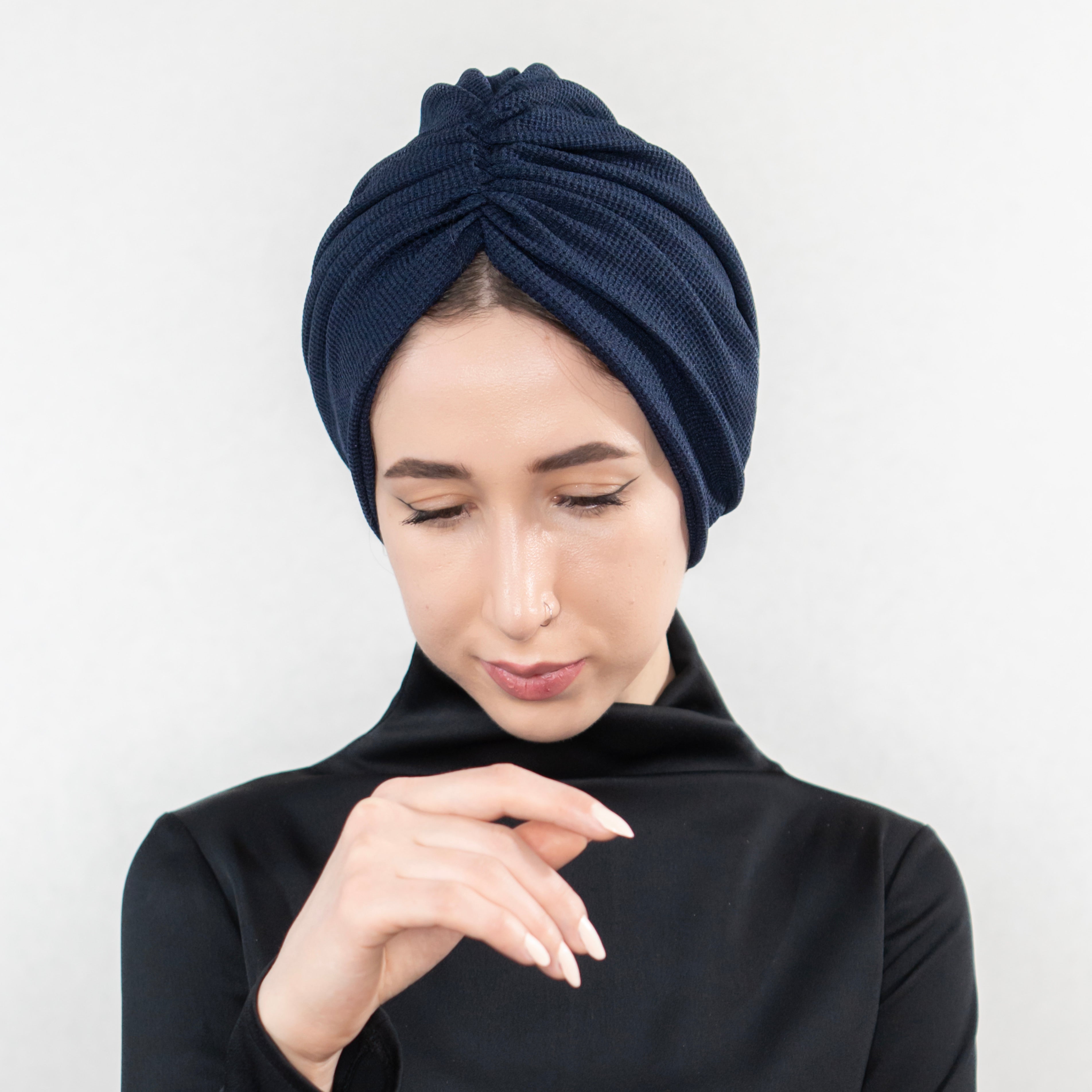 Milano Büzgülü Bone - Hafif Örme Kumaş