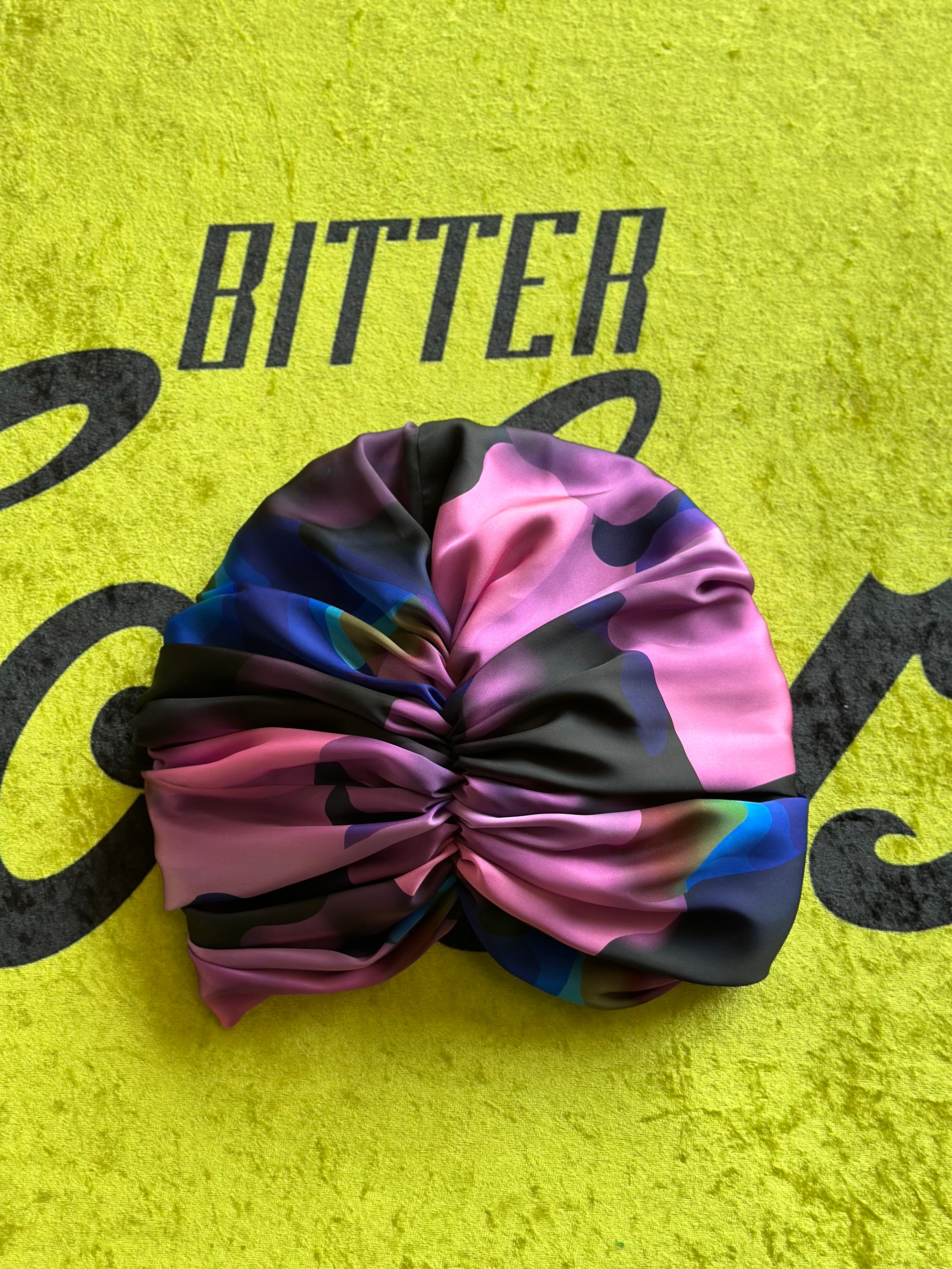 Abu Dabi - İpek Saten Topuzlu Bone