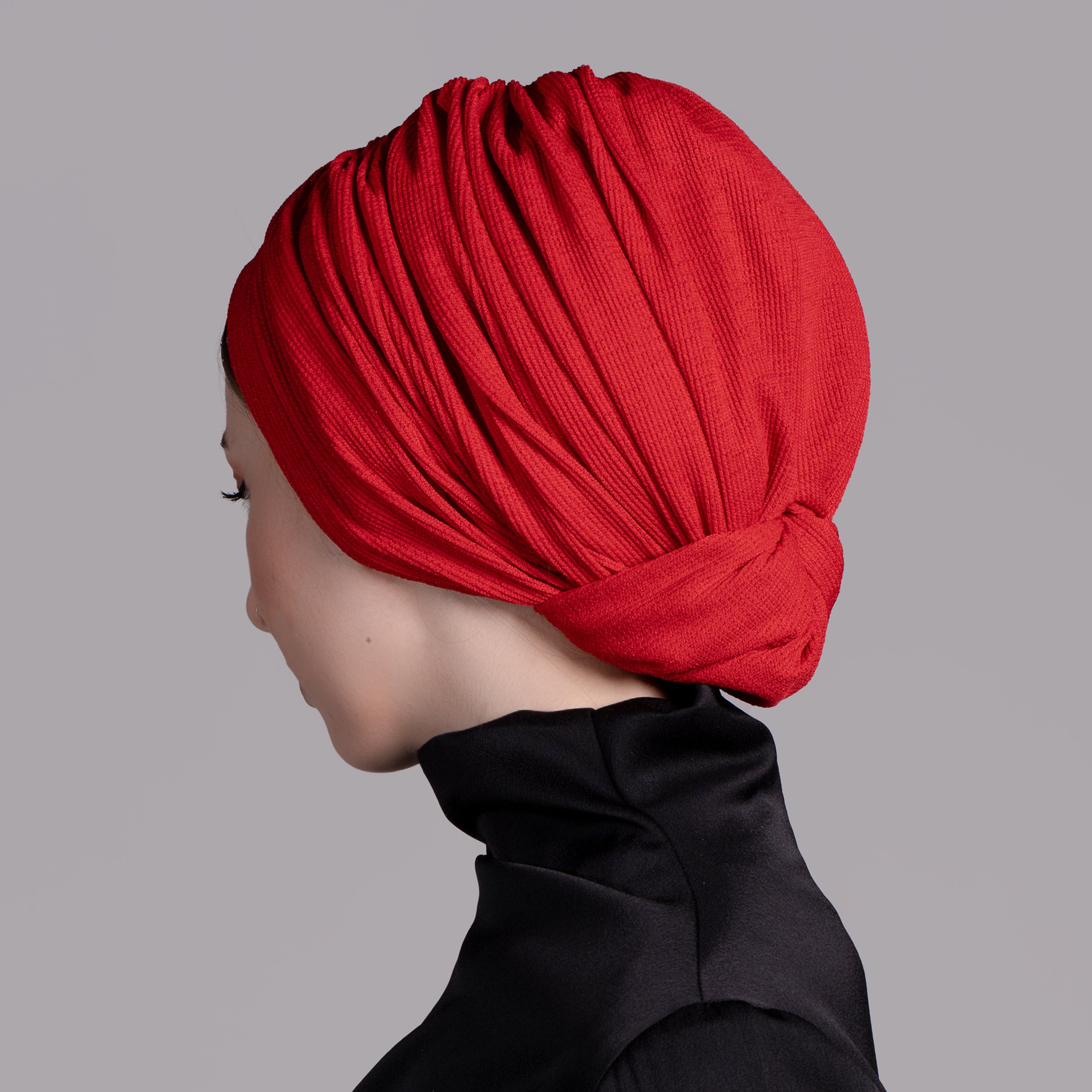 Beyrut Topuzlu Bone - Örme Kumaş