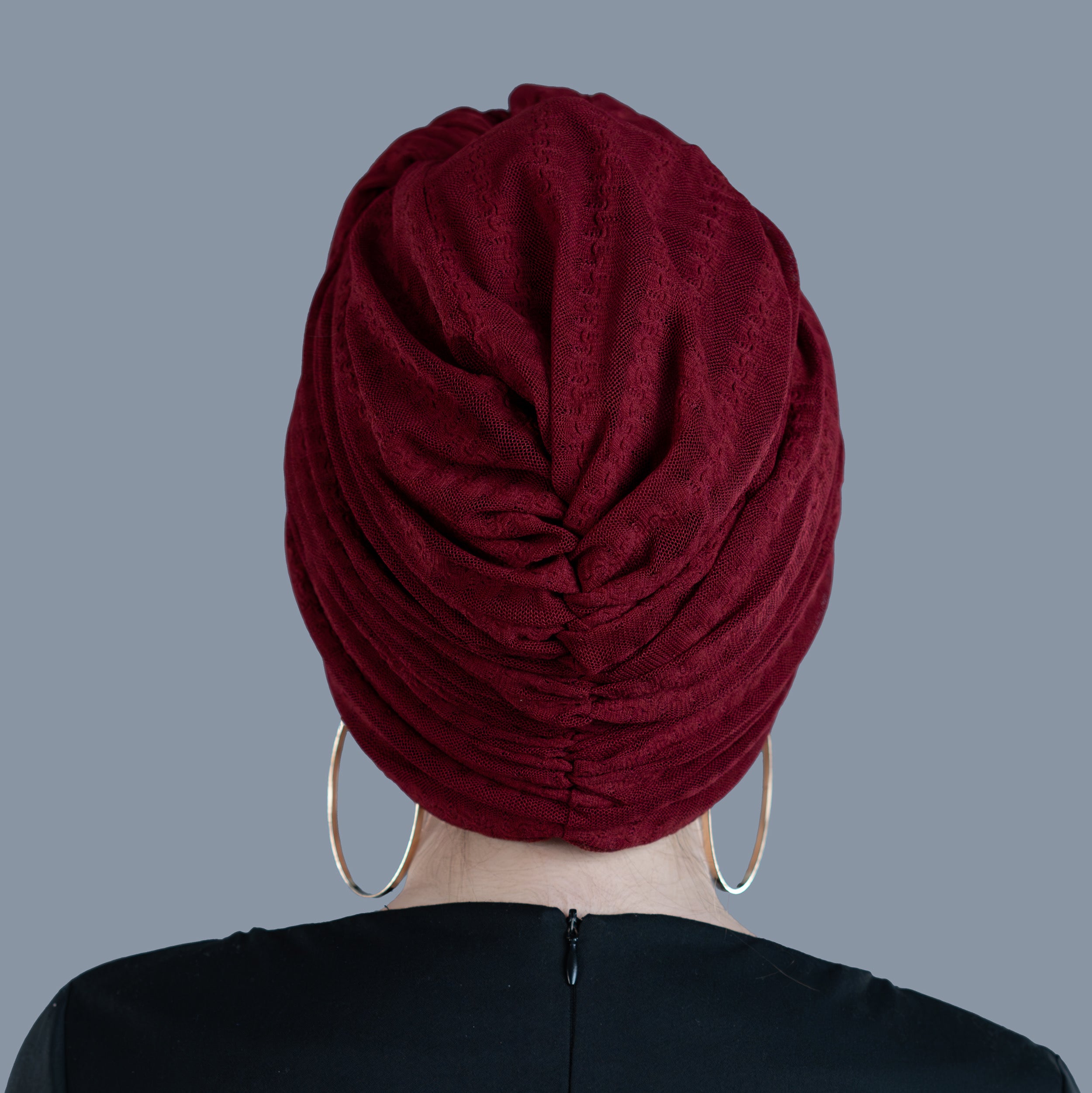 Beyrut Topuzlu Bone - File Kumaş