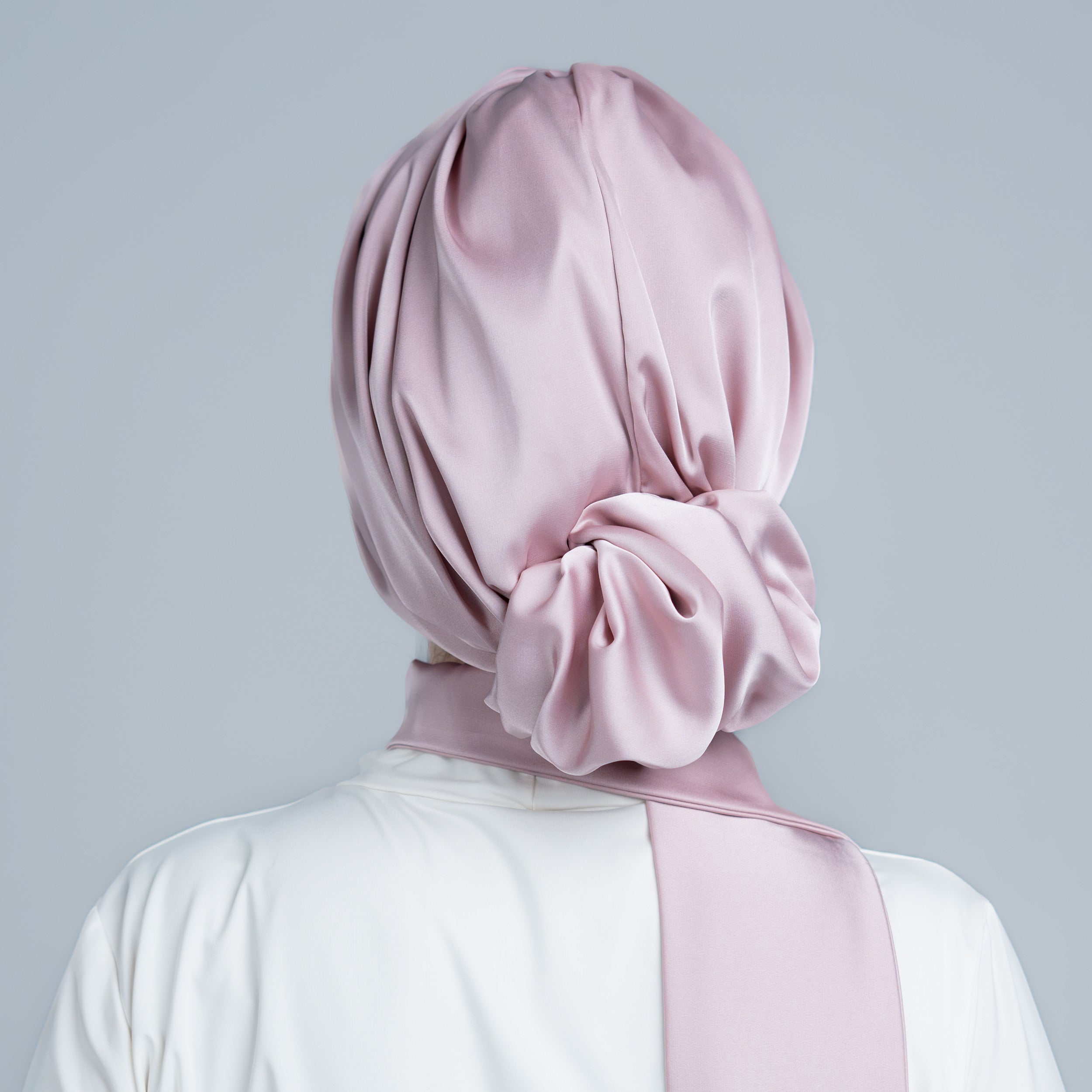 Abu Dabi – Saten - Topuzlu Bone