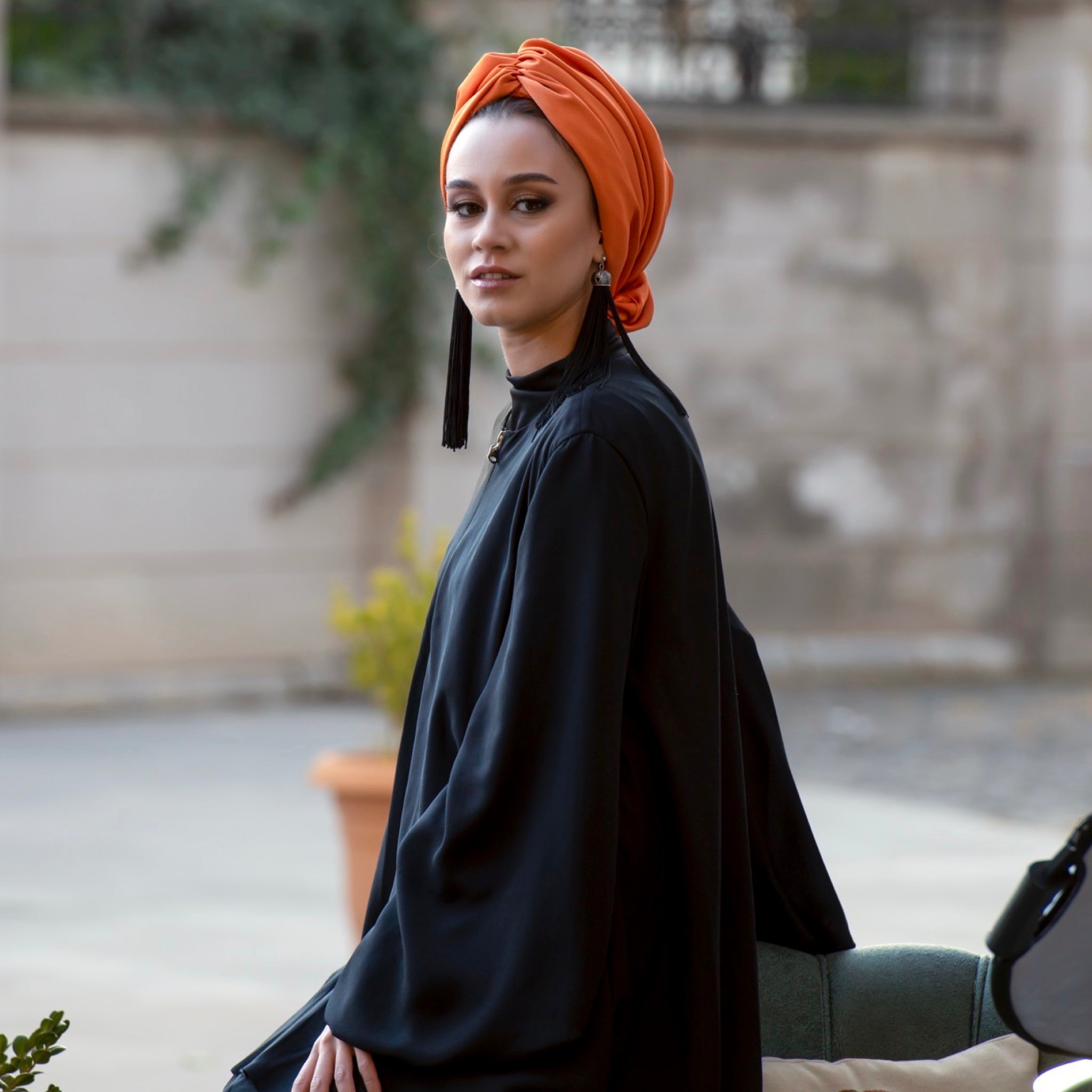 Beirut Bun Turban - Satin Fabric