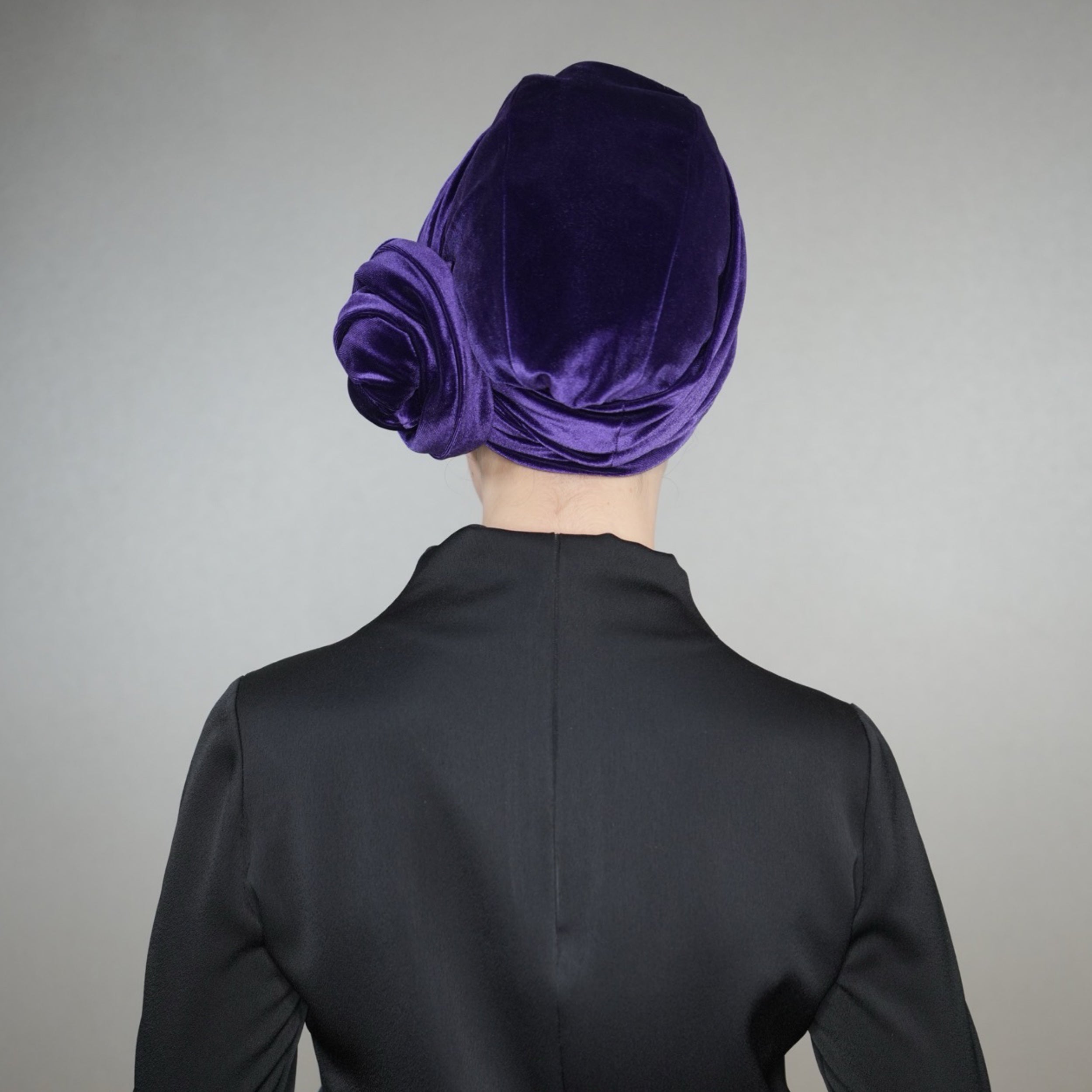 Dubai Bağlamalı Bone - Esnek Kadife Kumaş