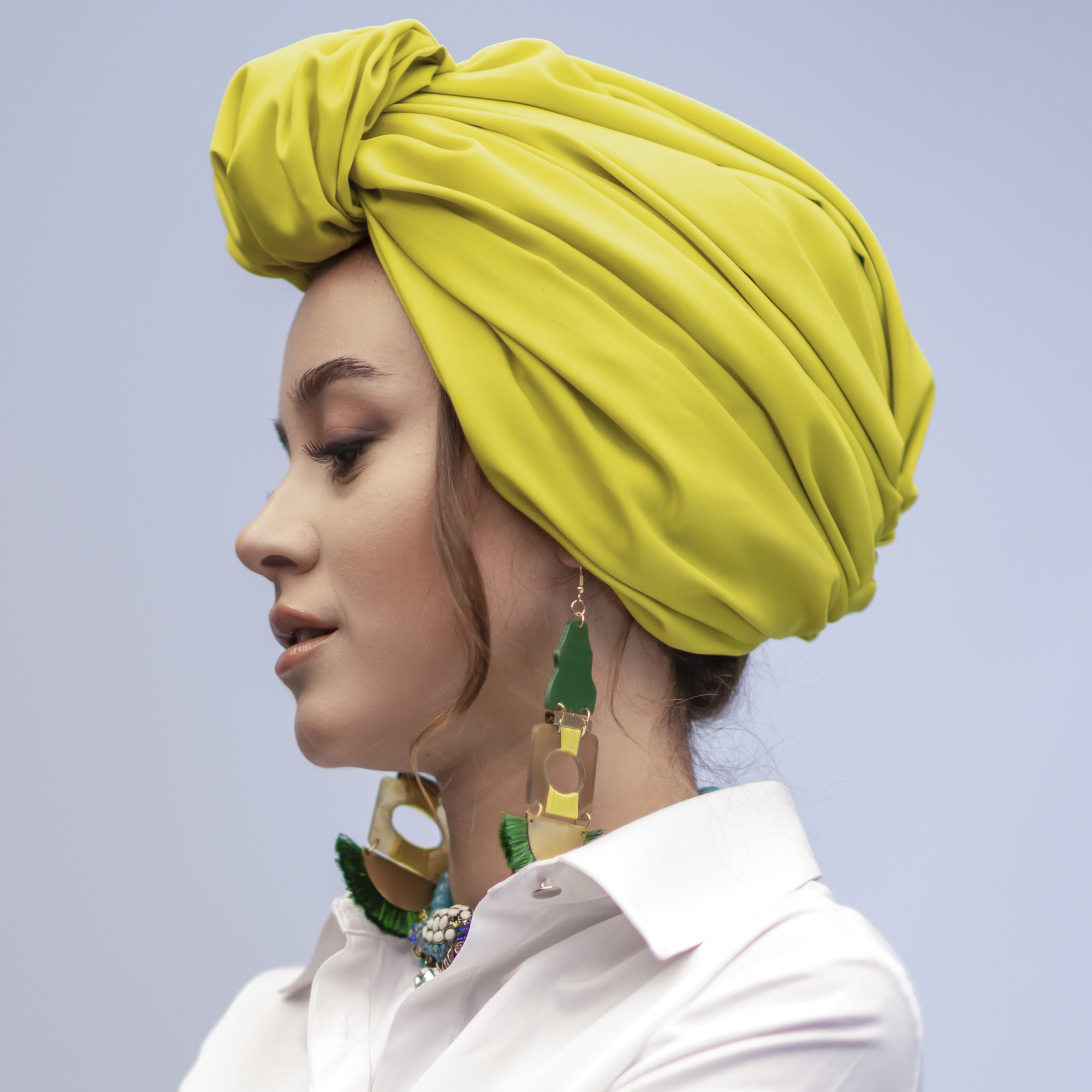 Beirut Bun Turban - Satin Fabric