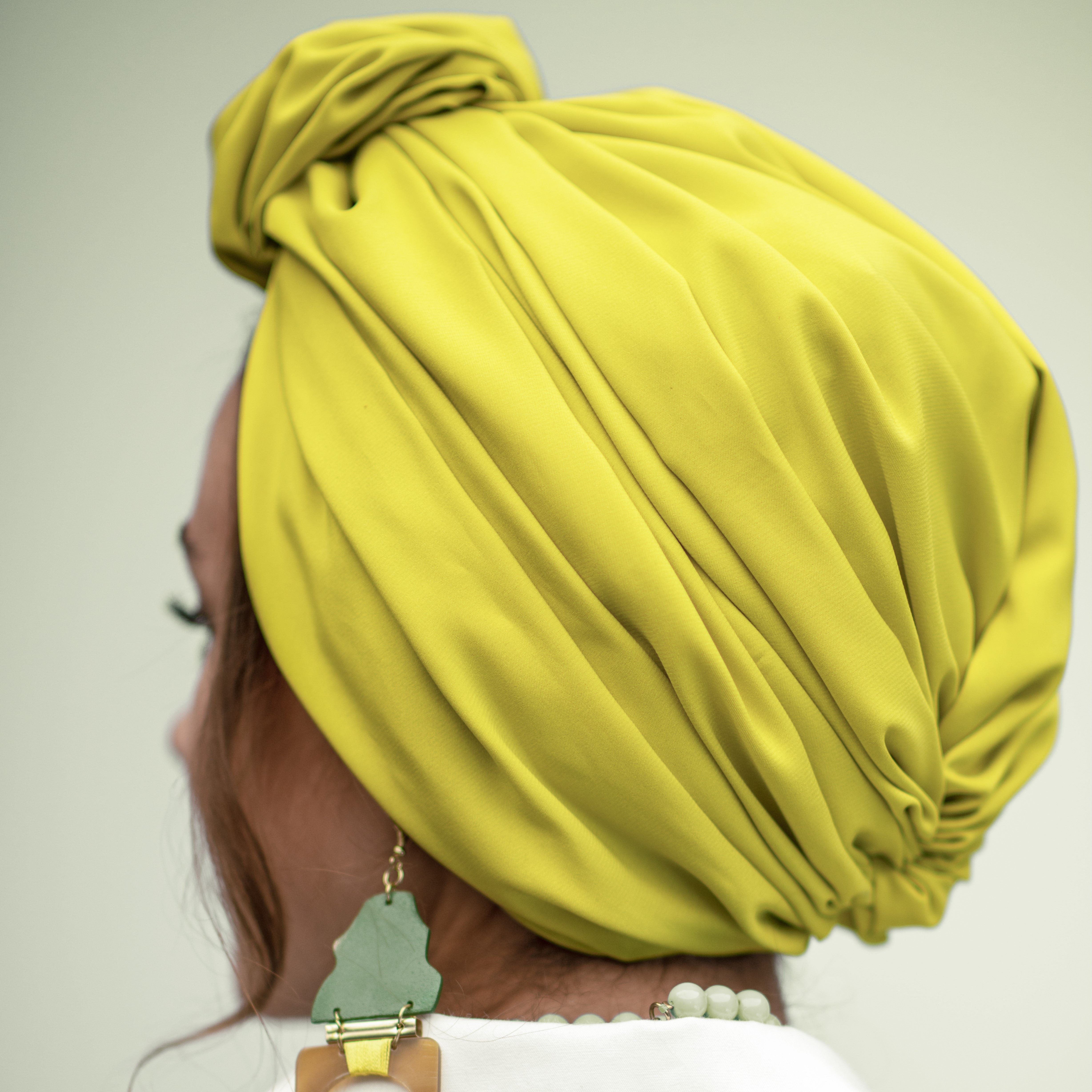 Beirut Bun Turban - Satin Fabric