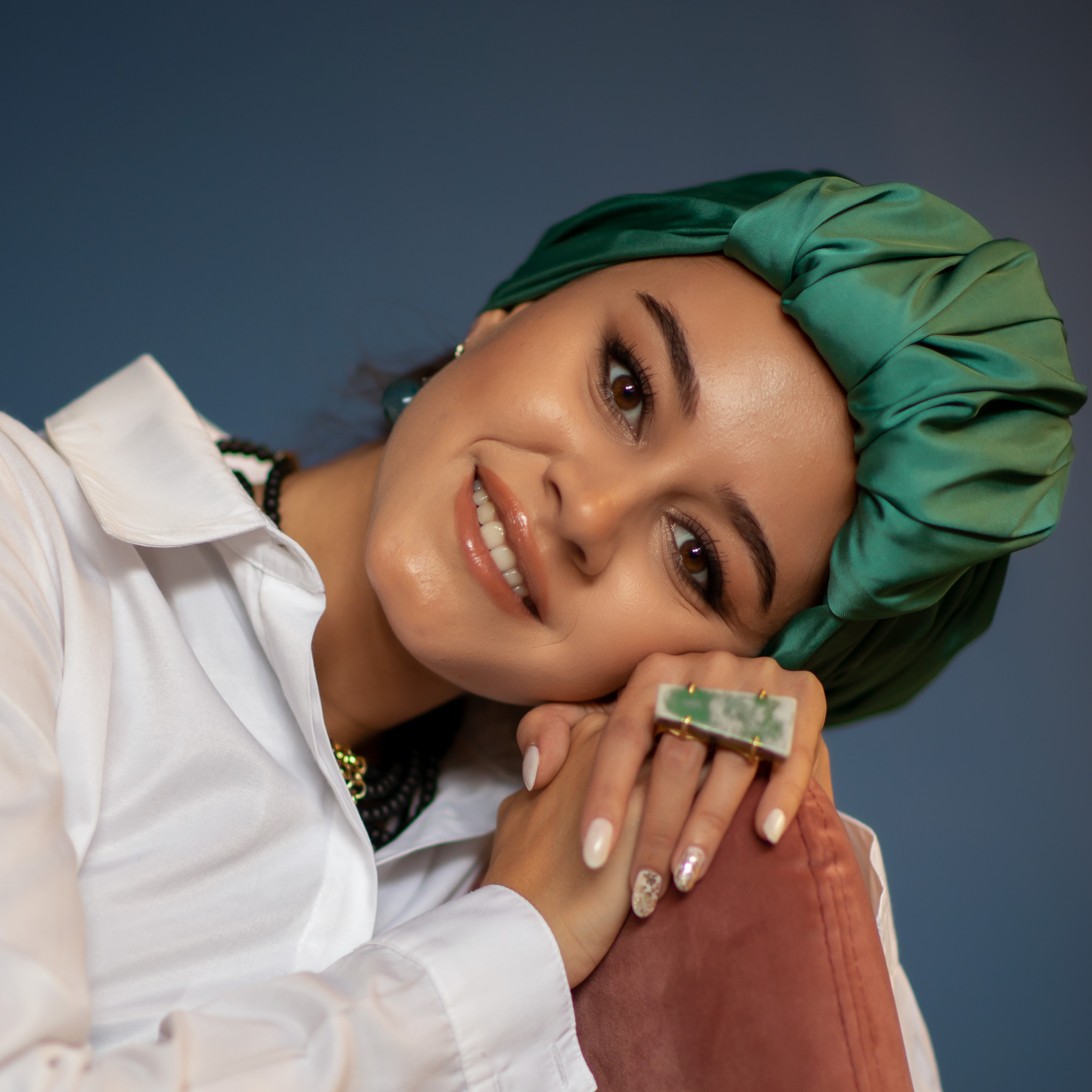 Beirut Bun Turban - Satin Fabric