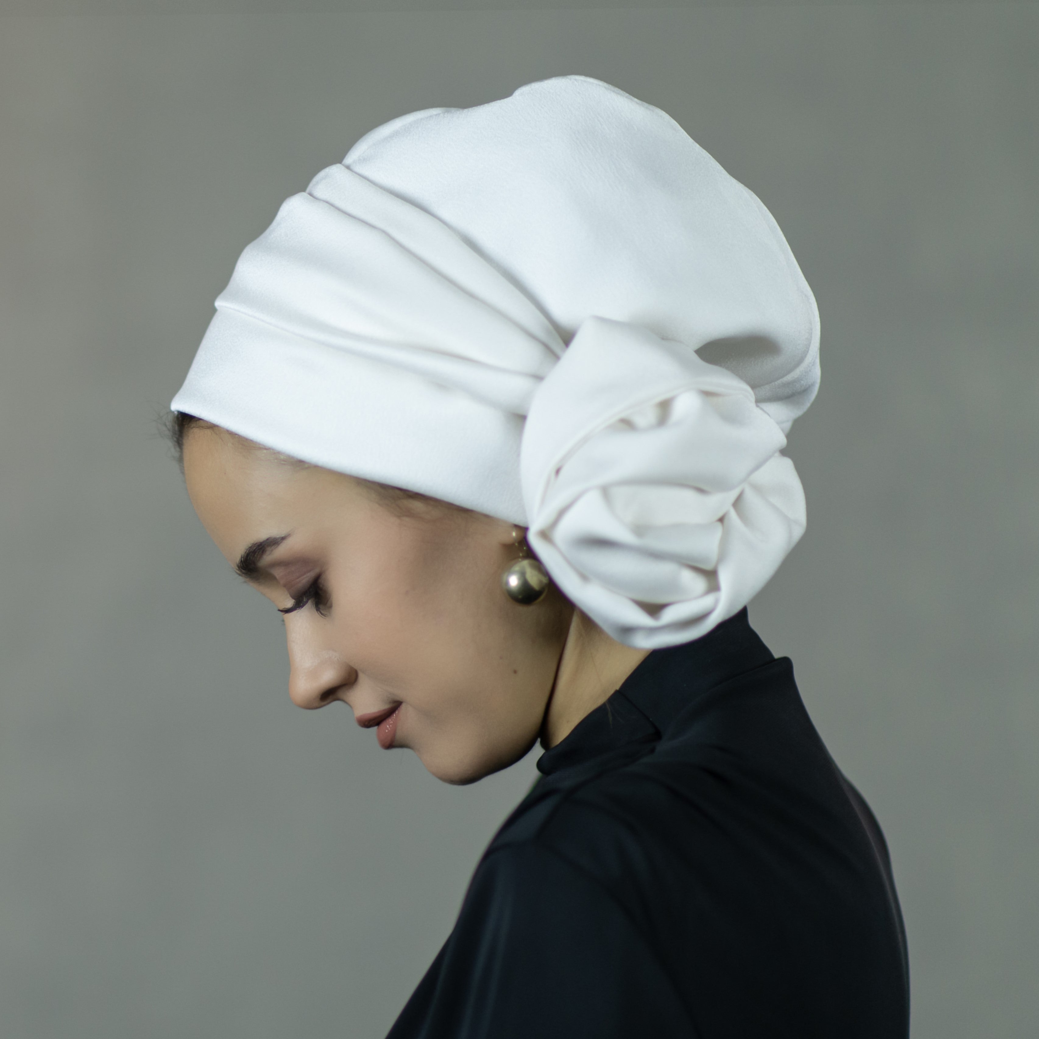 Dubai Tie Turban - Crepe Satin Fabric