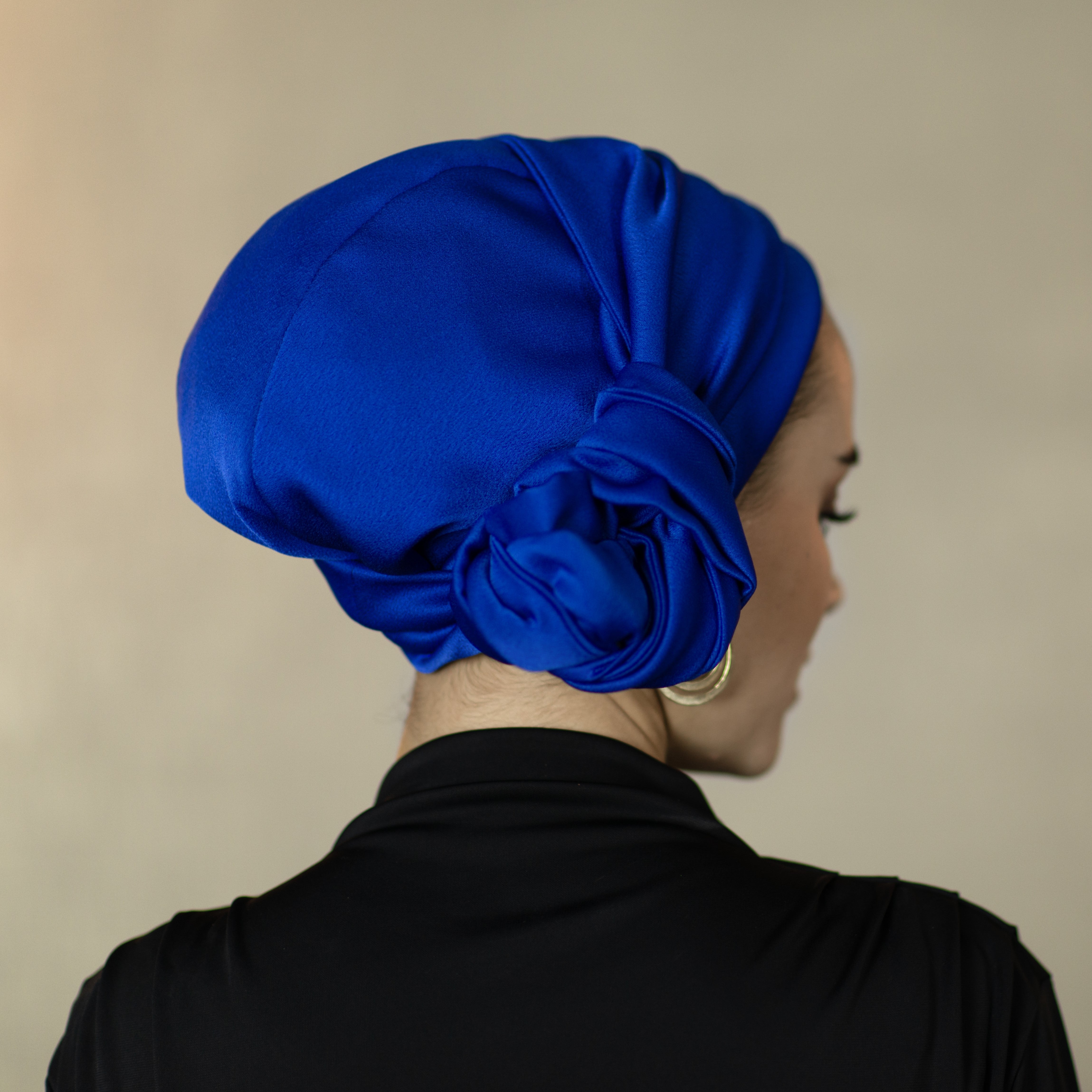 Dubai Tie Turban - Crepe Satin Fabric