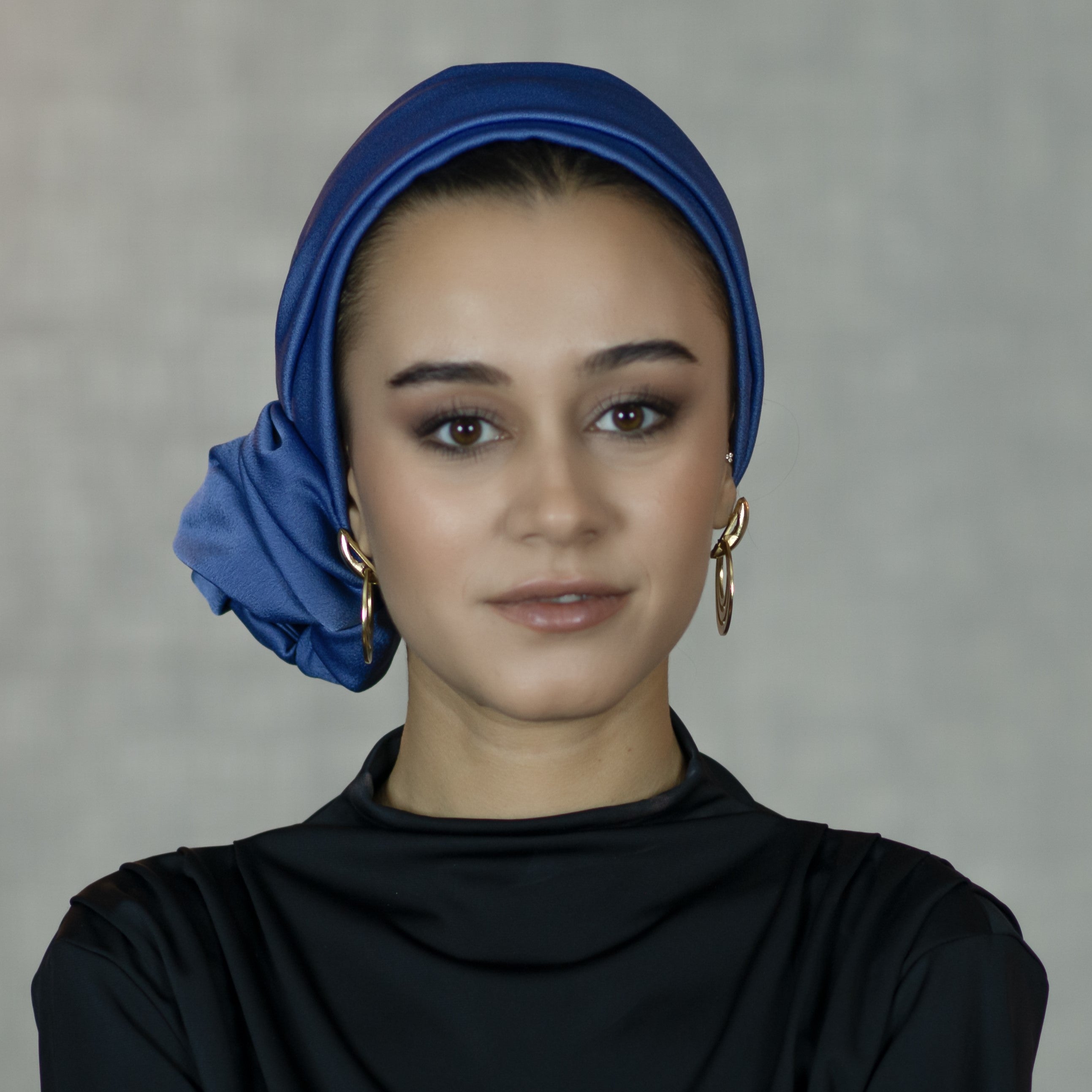 Dubai Tie Turban - Crepe Satin Fabric