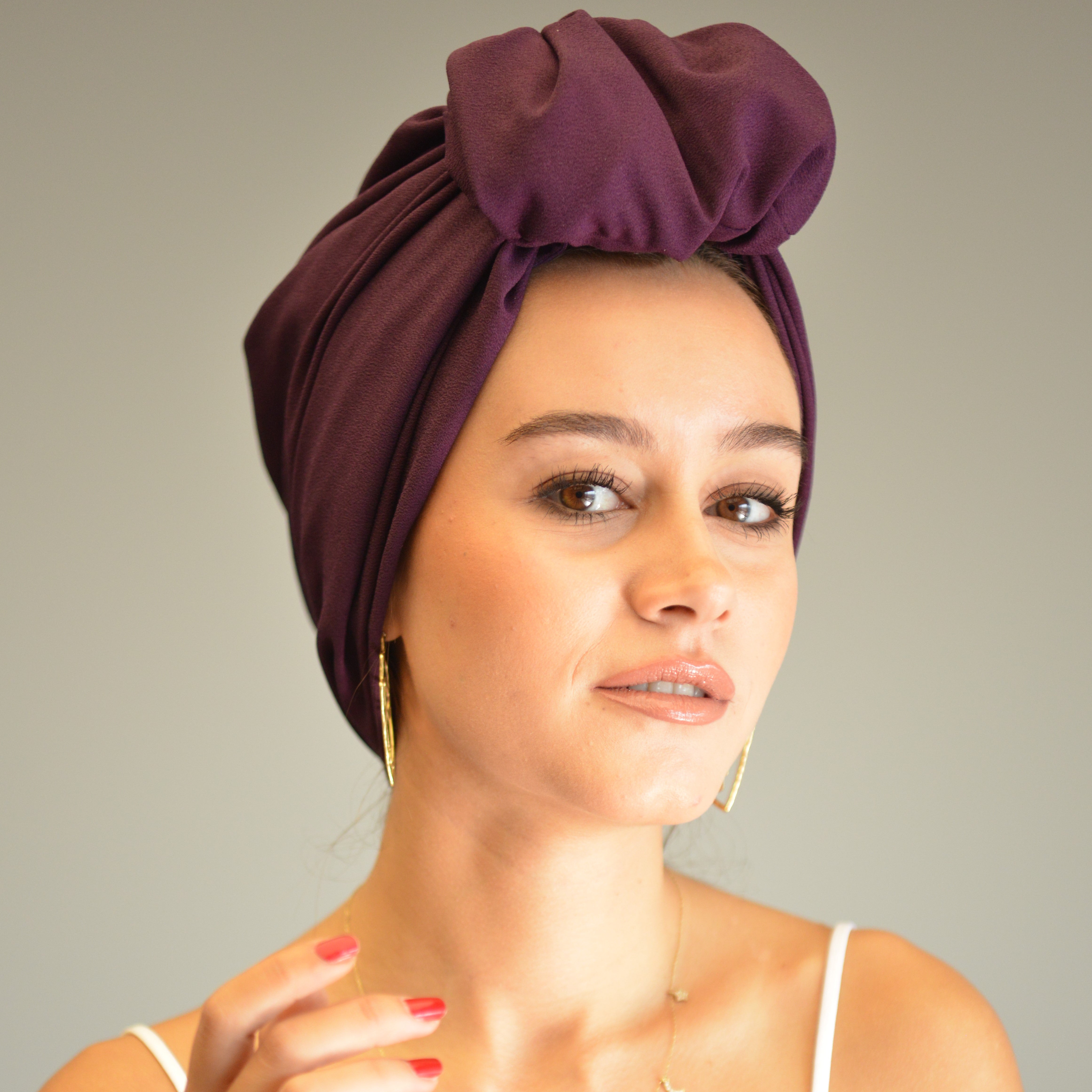 Beirut Bun Turban - Satin Fabric