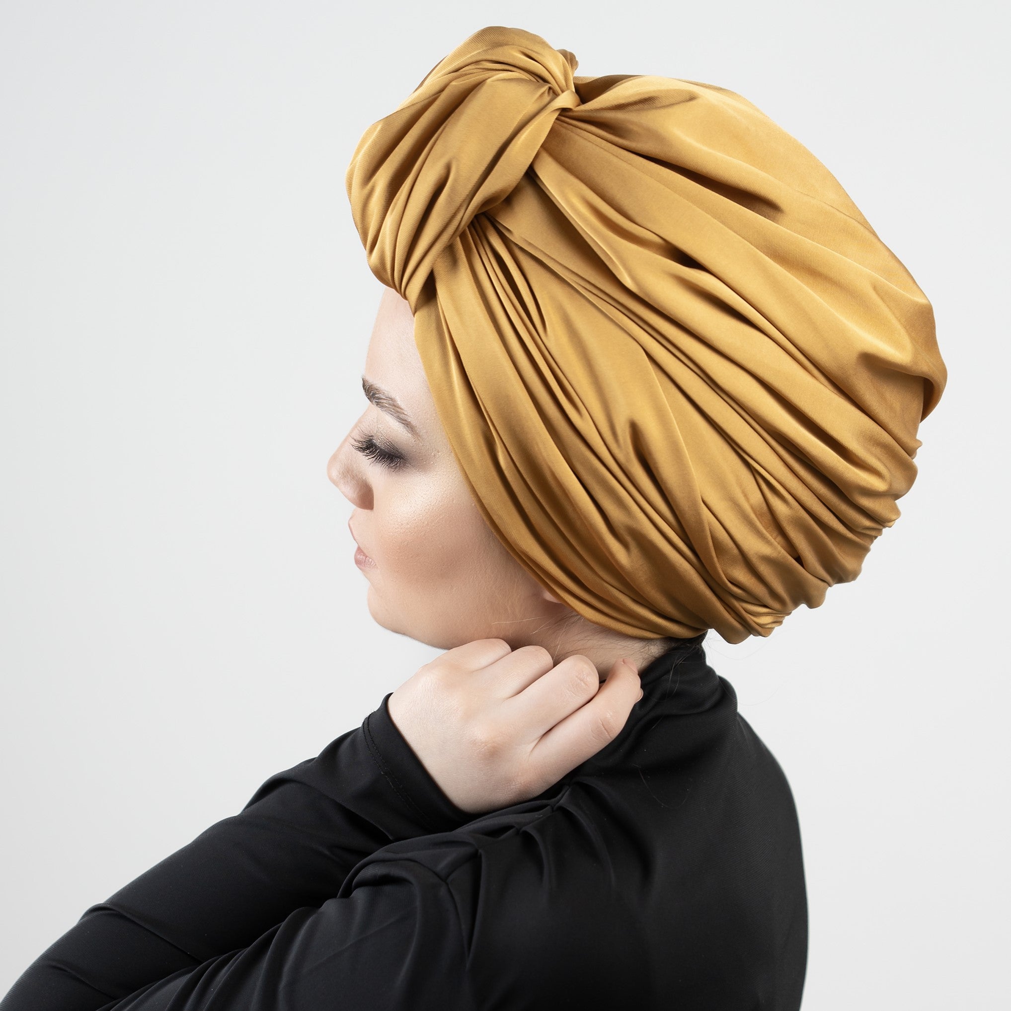 Beirut Bun Turban - Satin Fabric