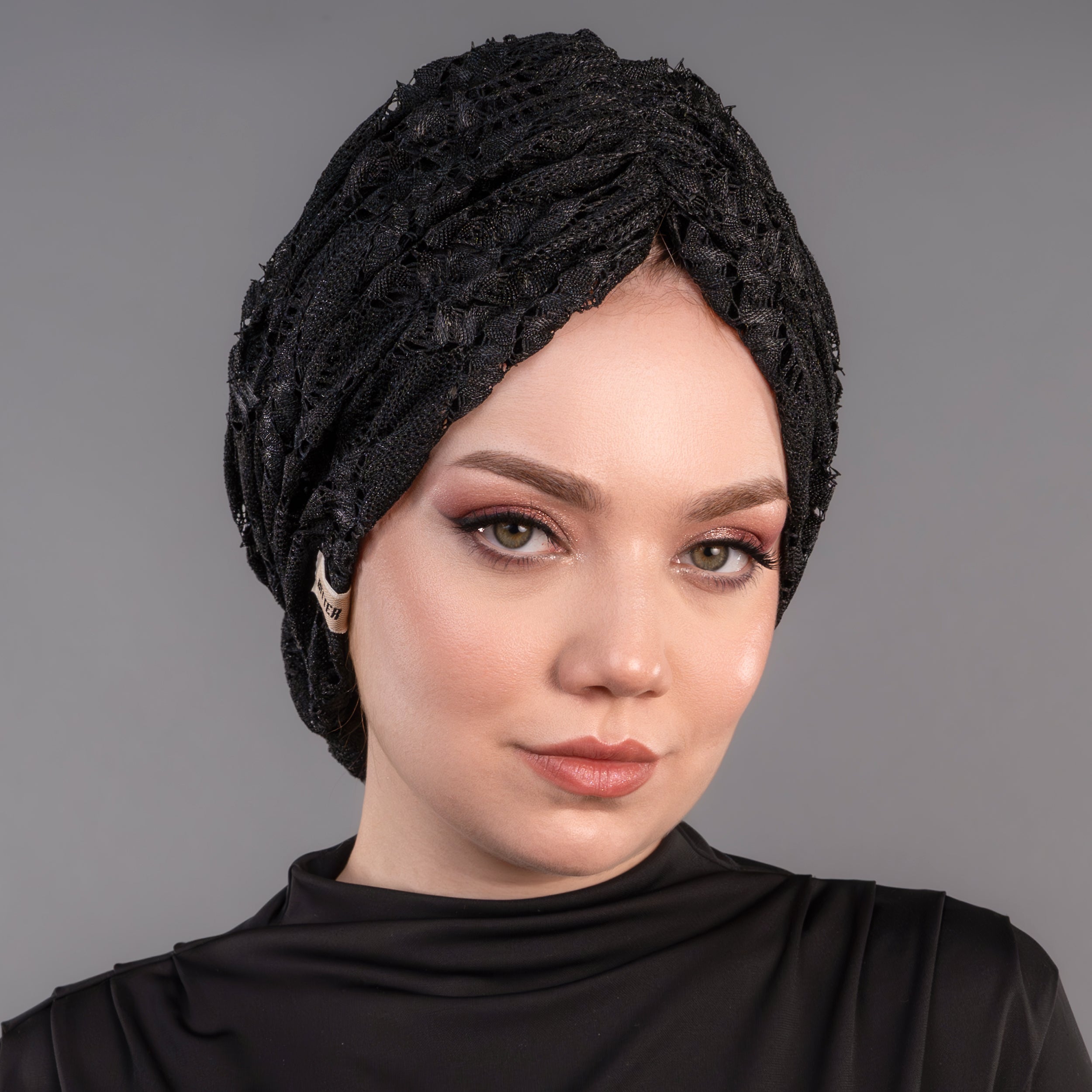 Beyrut Topuzlu Bone - Dokulu File Kumaş