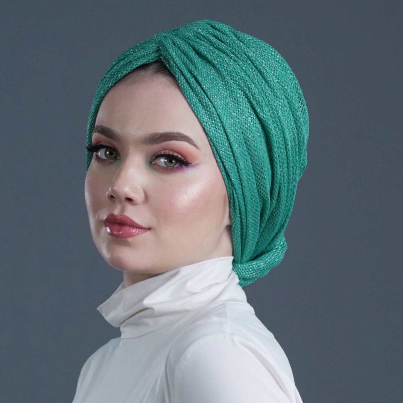 Beirut Bun Turban - Glitter Fabric