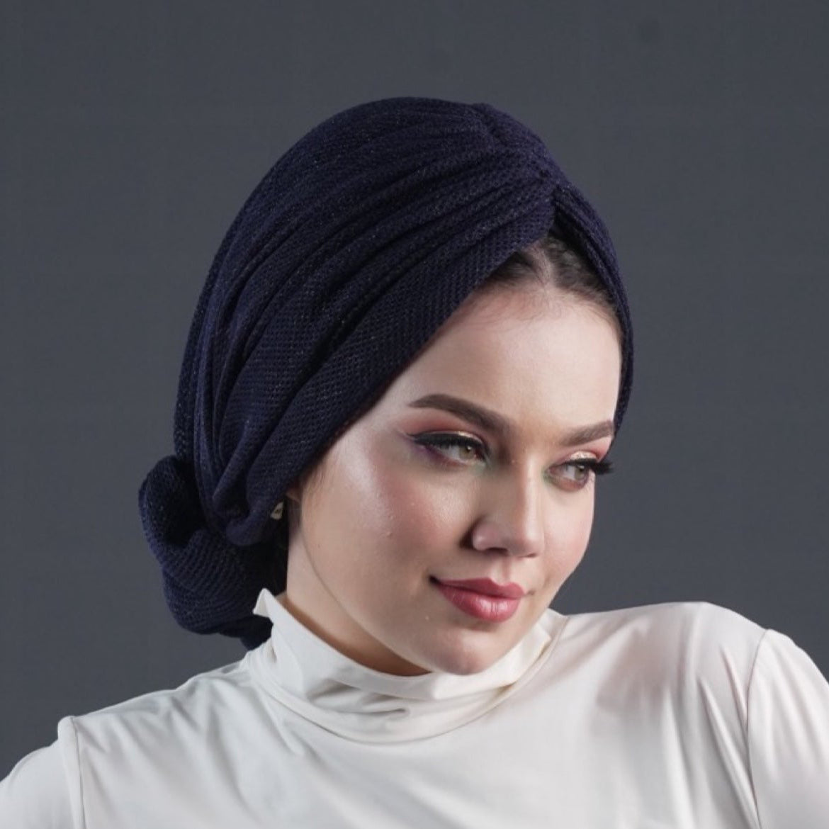 Beirut Bun Turban - Glitter Fabric