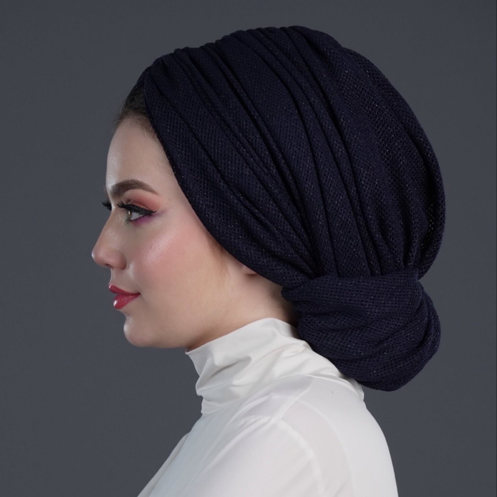 Beirut Bun Turban - Glitter Fabric