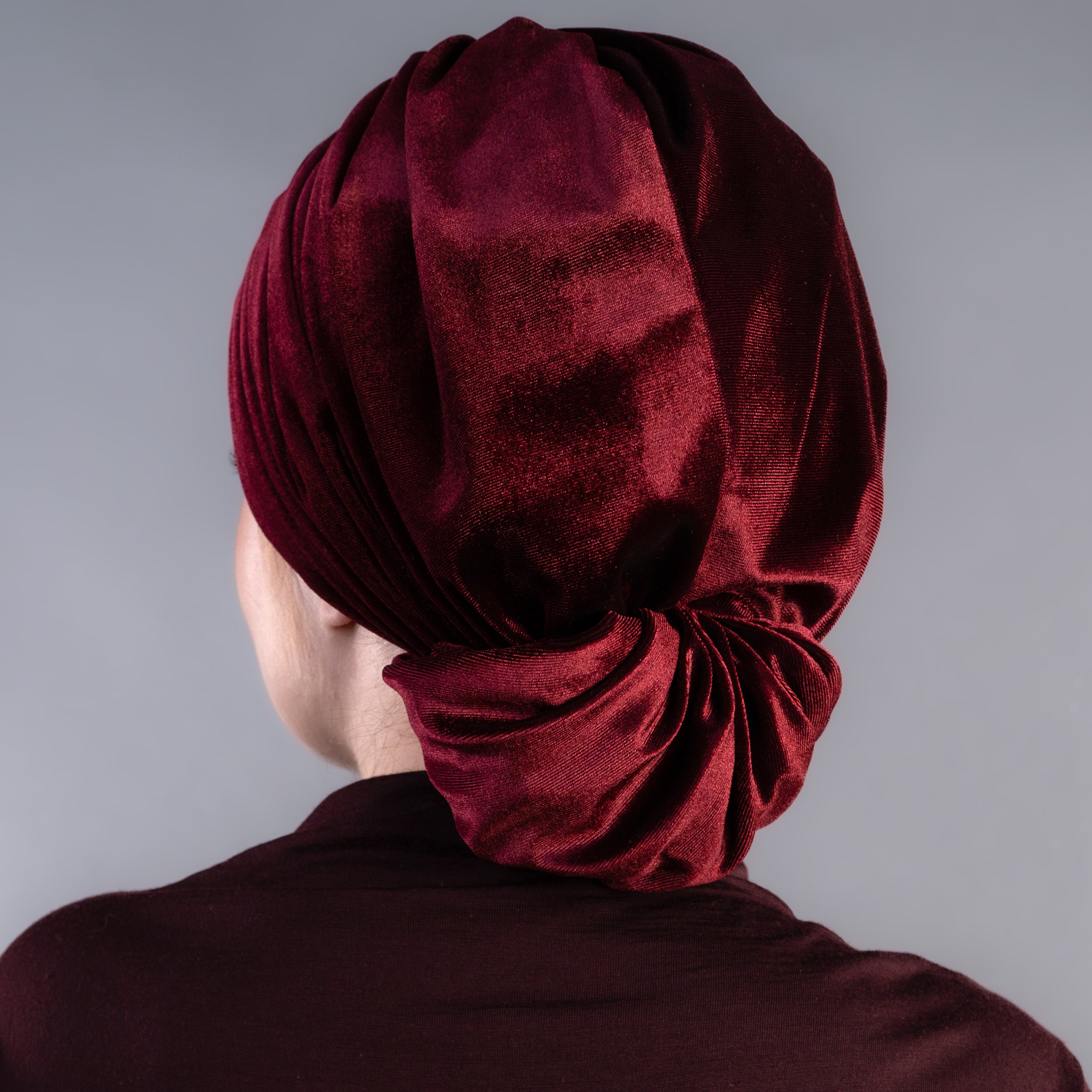 Beirut Bun Turban - Velvet Fabric