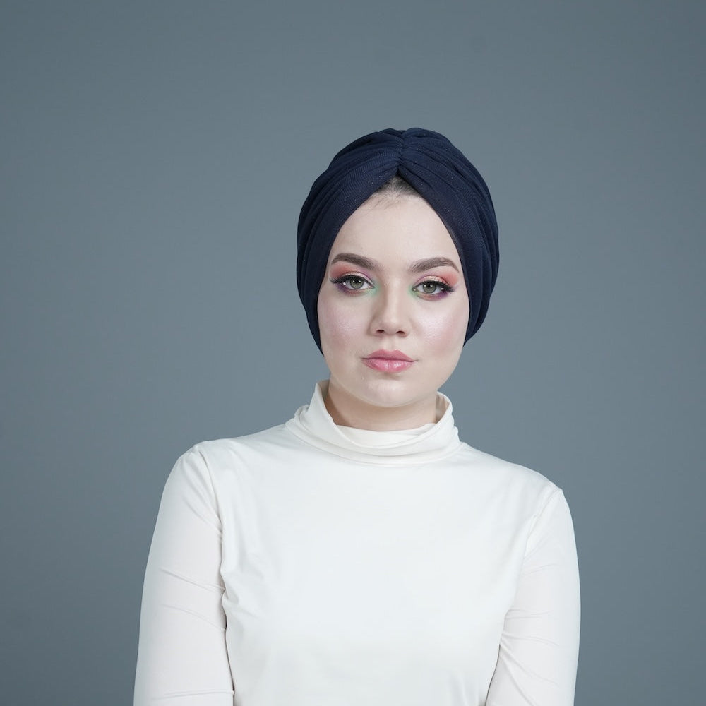 Dark Blue (Bitter Honeycomb) with Pleats