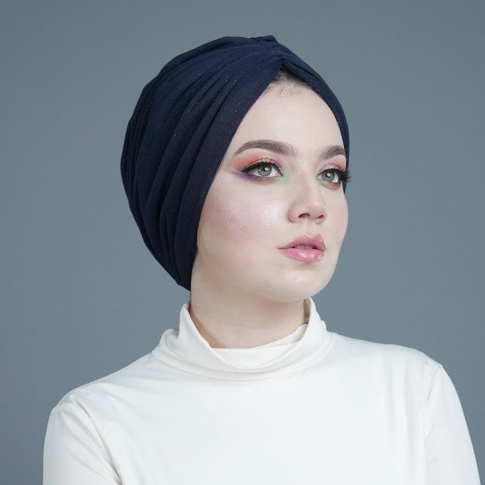 Dark Blue (Bitter Honeycomb) with Pleats