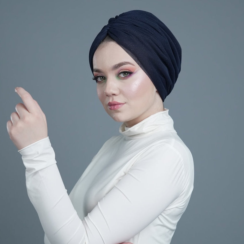 Dark Blue (Bitter Honeycomb) with Pleats