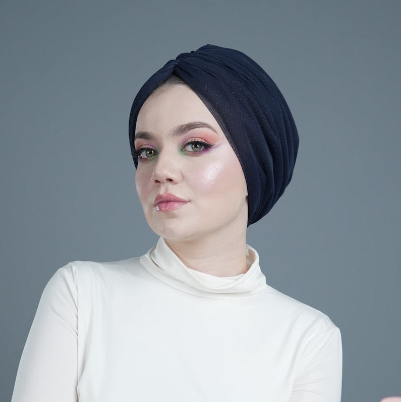 Dark Blue (Bitter Honeycomb) with Pleats