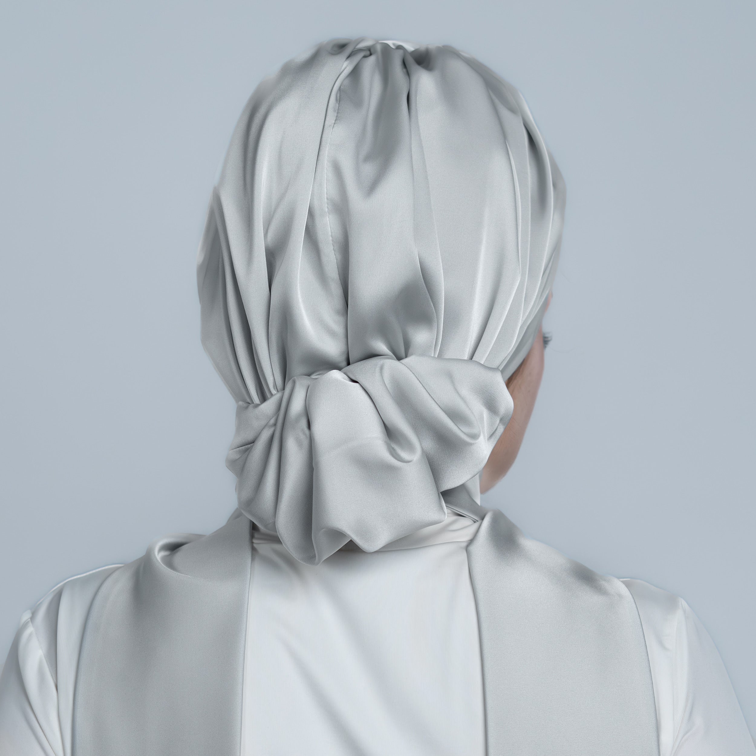 Abu Dabi – Saten - Topuzlu Bone