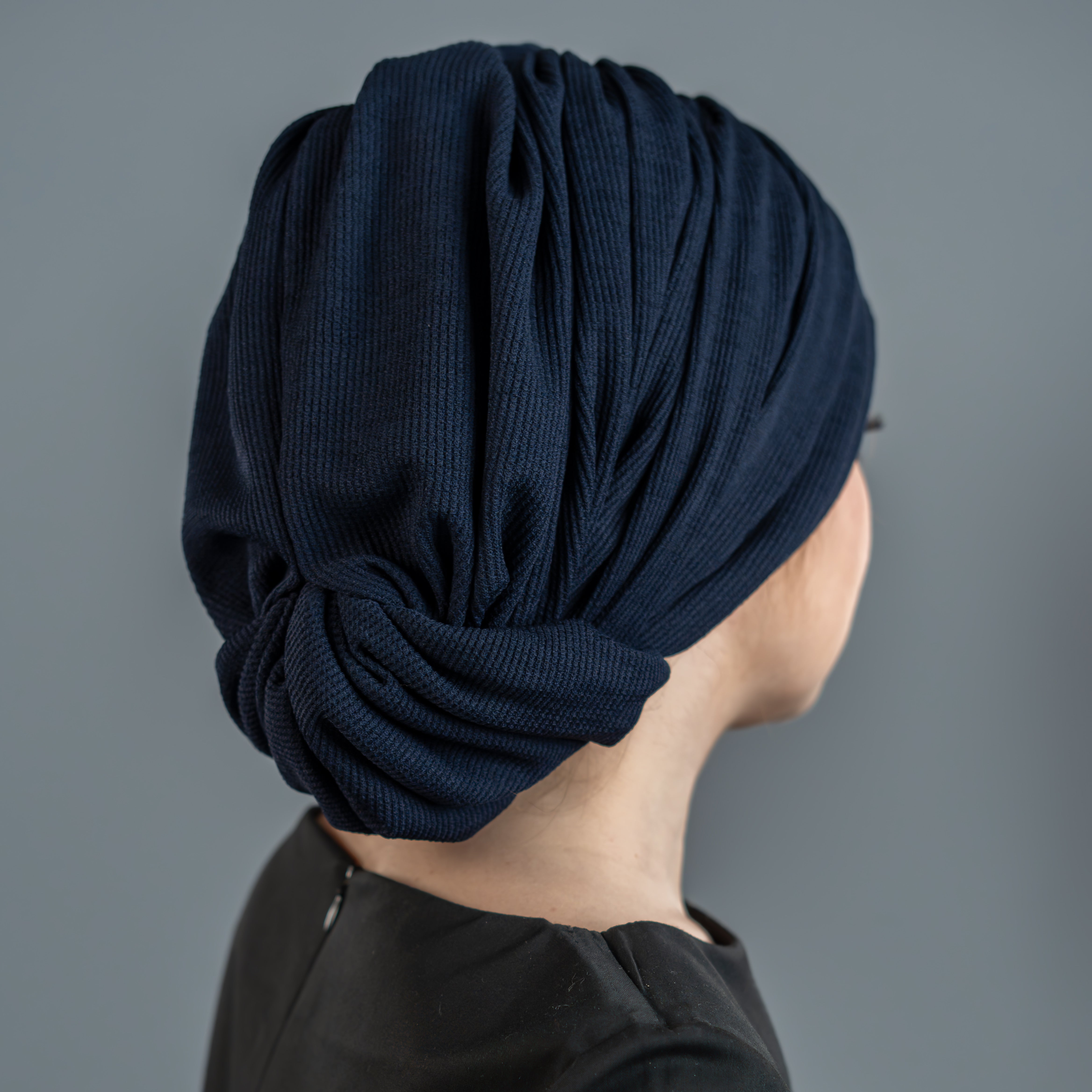 Beyrut Topuzlu Bone - Örme Kumaş