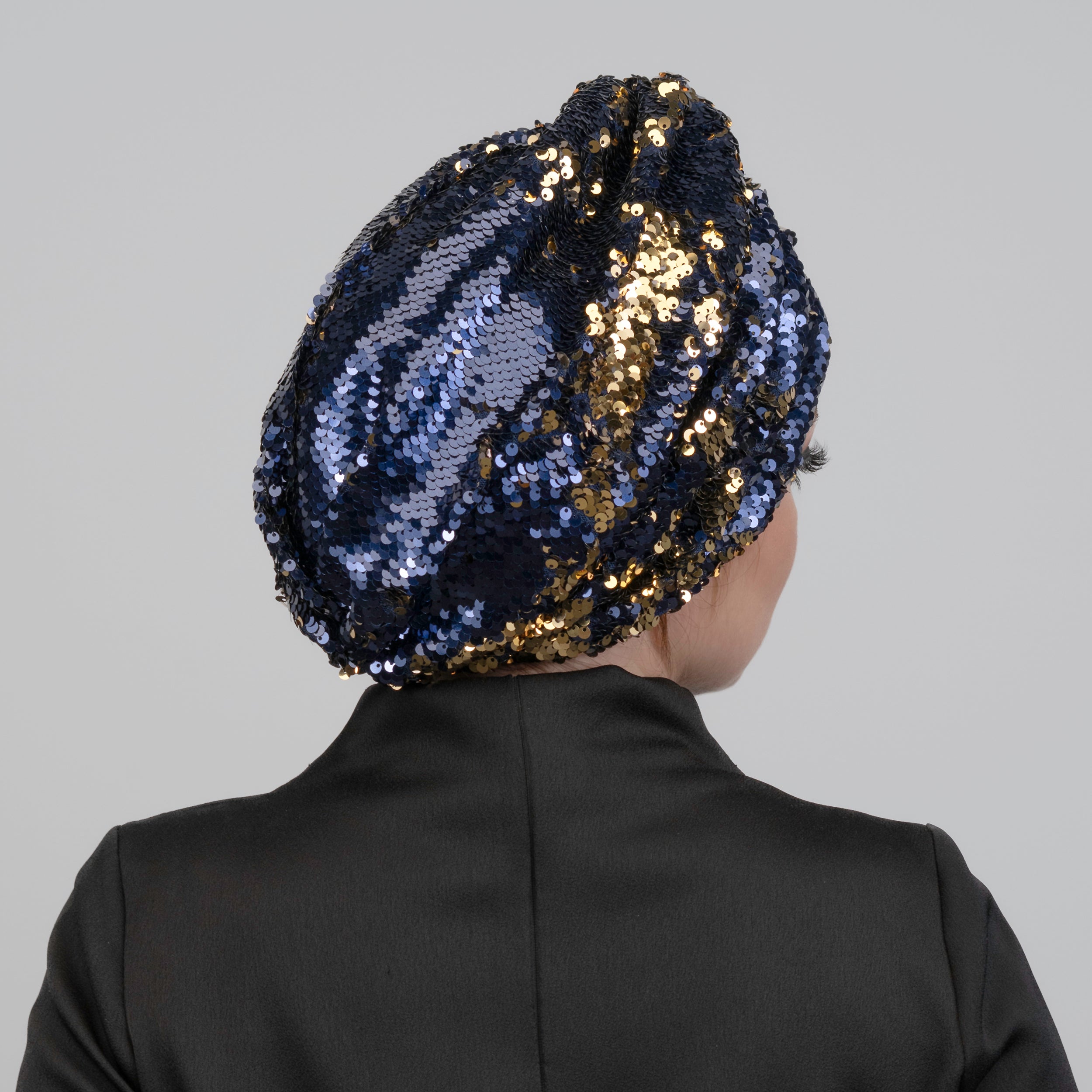 Roma Sequin Bonnet - Stretch Fabric - Lined - Multicolored - Bitter Colors