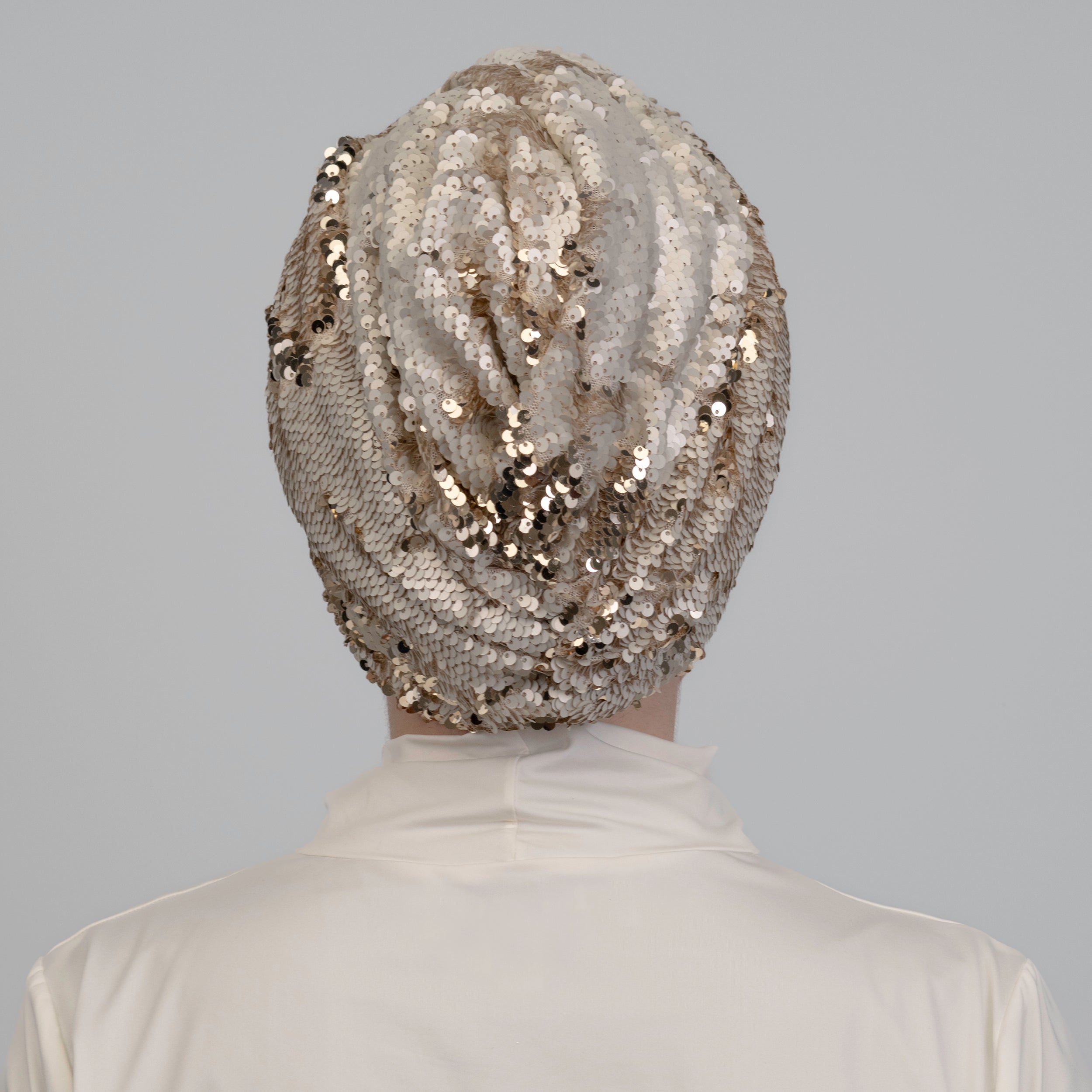 Roma Sequin Bonnet - Stretch Fabric - Lined - Multicolored - Bitter Colors