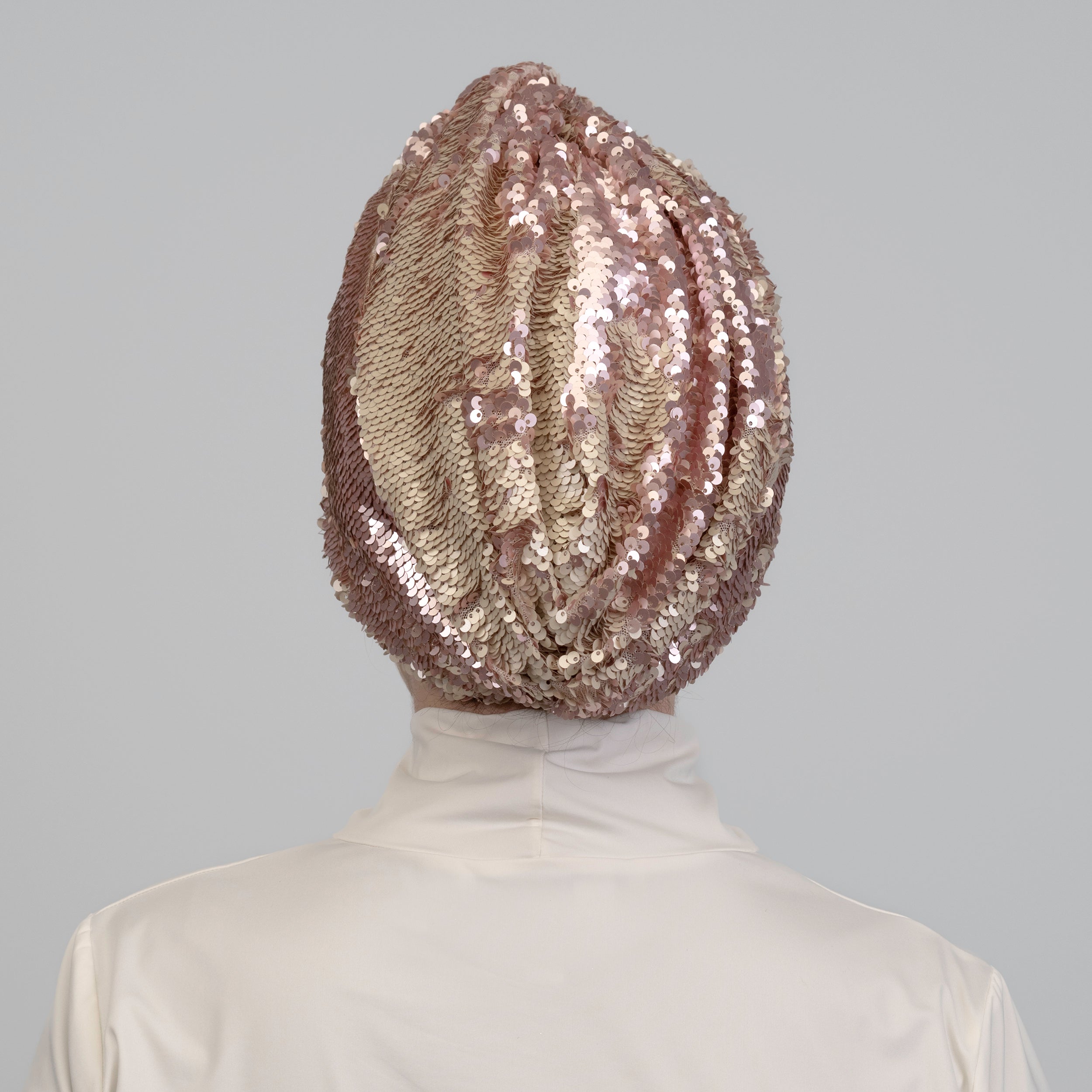 Roma Sequin Bonnet - Stretch Fabric - Lined - Multicolored - Bitter Colors