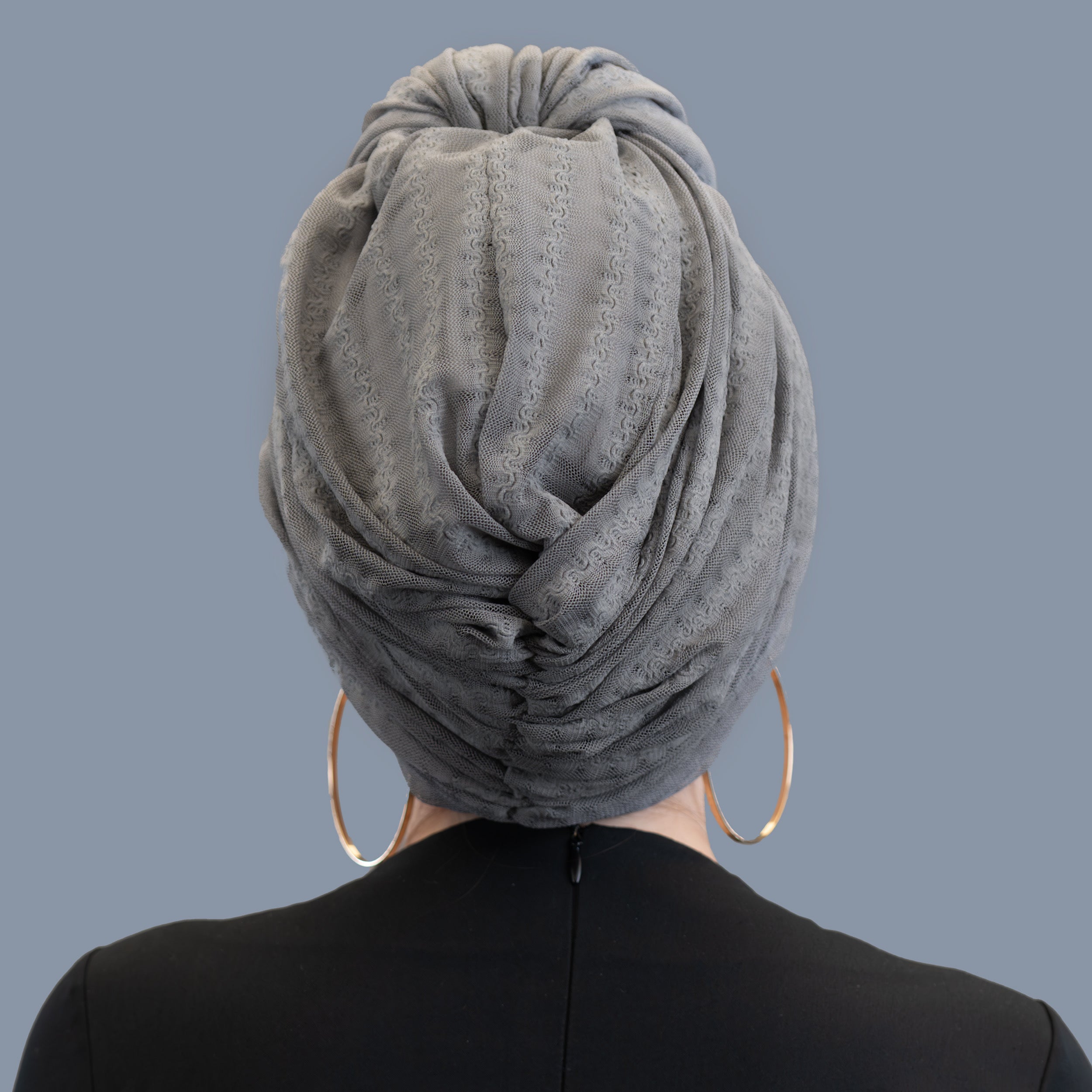 Beyrut Topuzlu Bone - File Kumaş