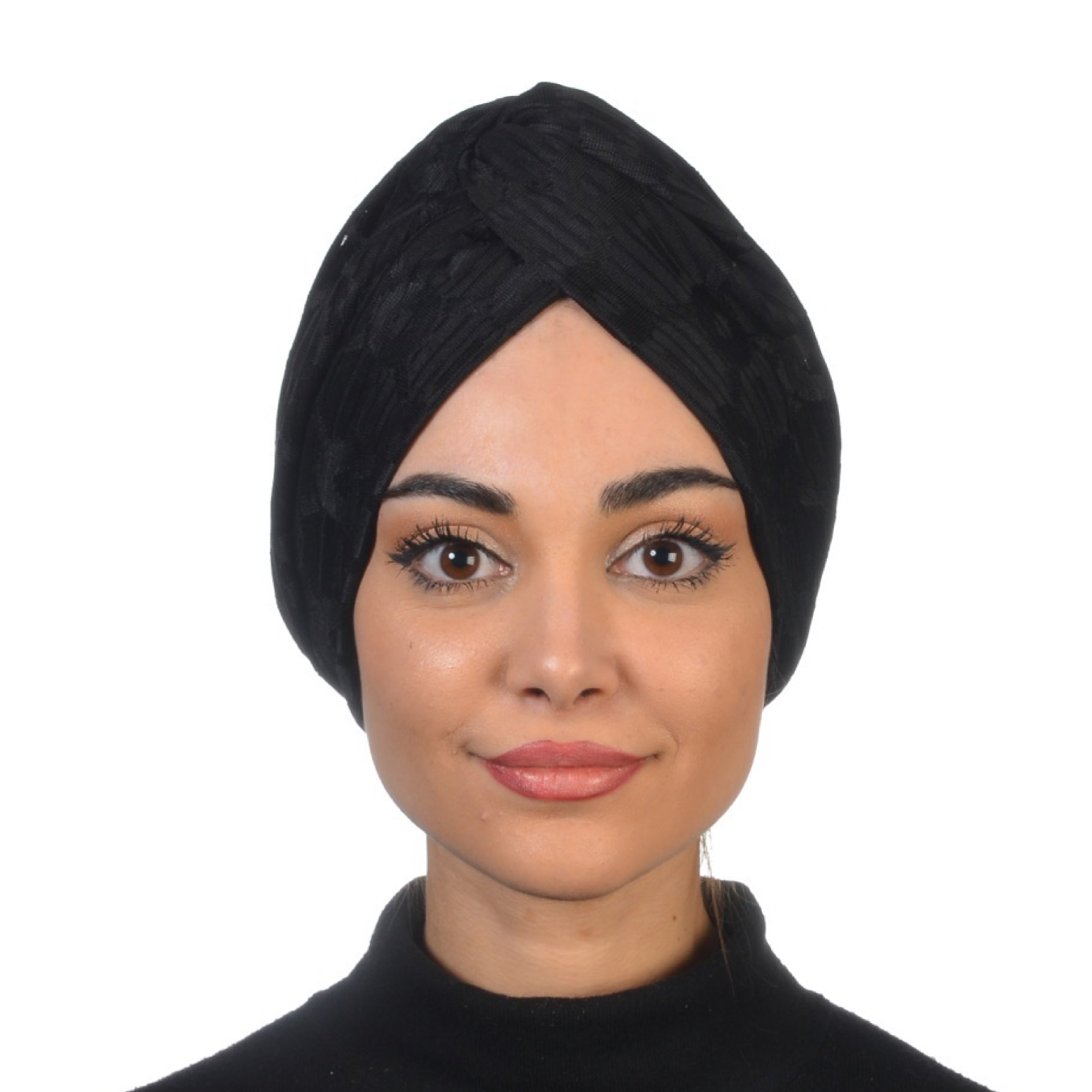 Barcelona Burgulu Bone - Geometrik Desenli Esnek Örme Kumaş