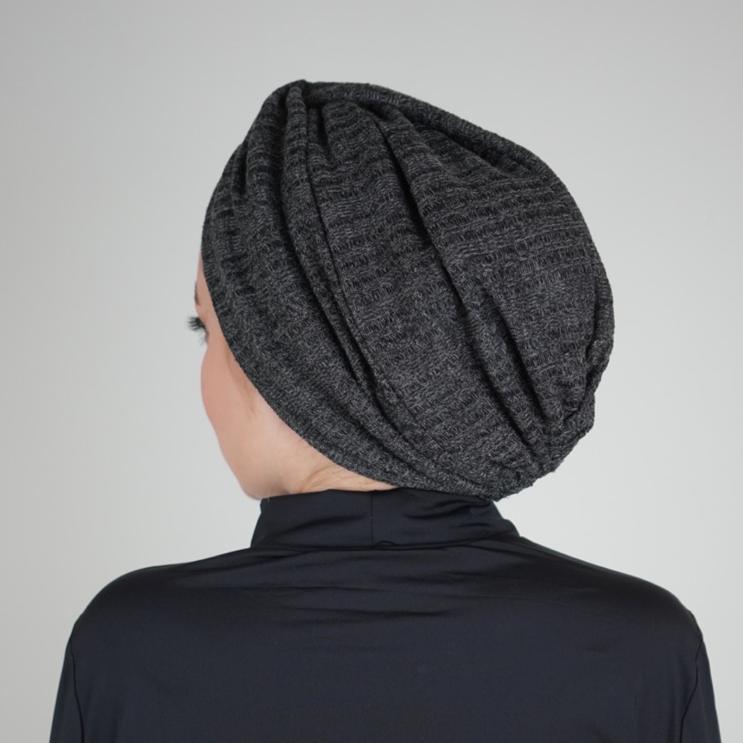 X Burgulu Büzgülü Bone – Esnek Hafif Örme Kumaş