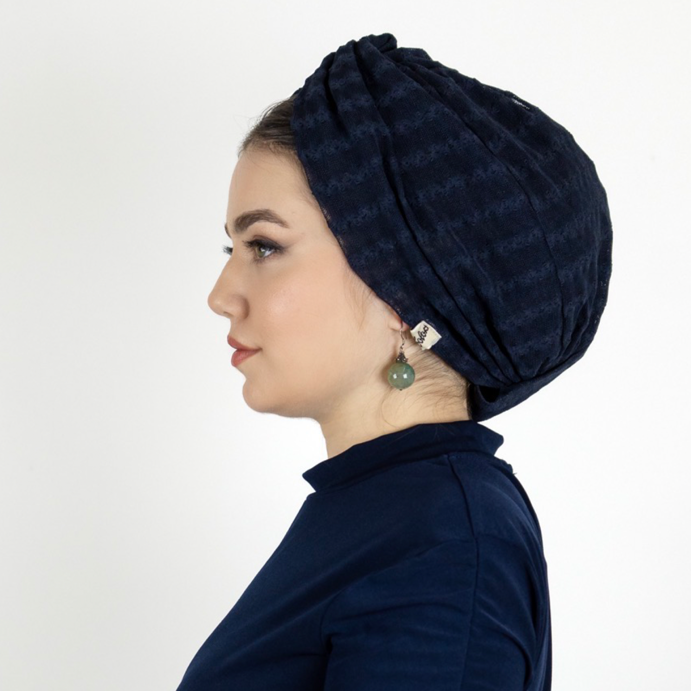 Barcelona Burgulu Bone - Dokulu Örme File Kumaş