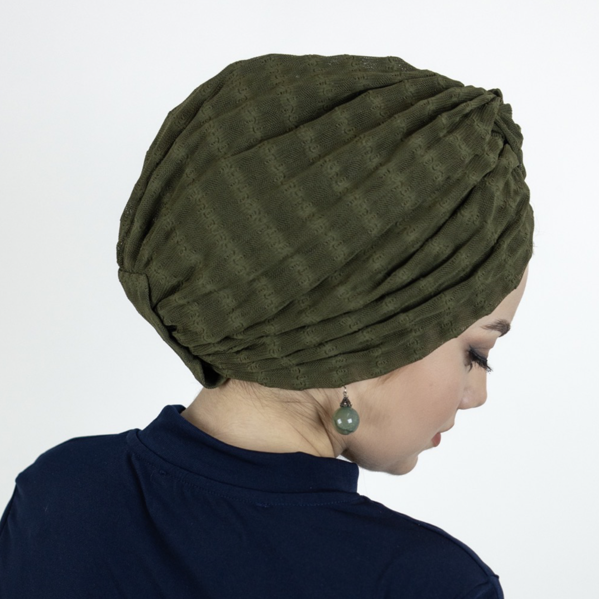 Barcelona Burgulu Bone - Dokulu Örme File Kumaş