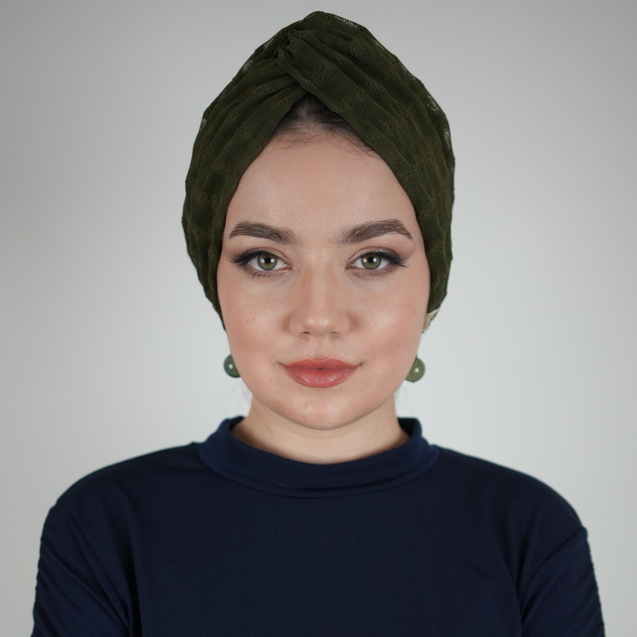 Barcelona Burgulu Bone - Dokulu Örme File Kumaş