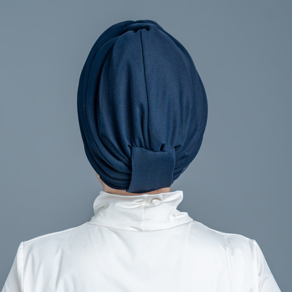 Twisted Comfy Navy Tulle Bone