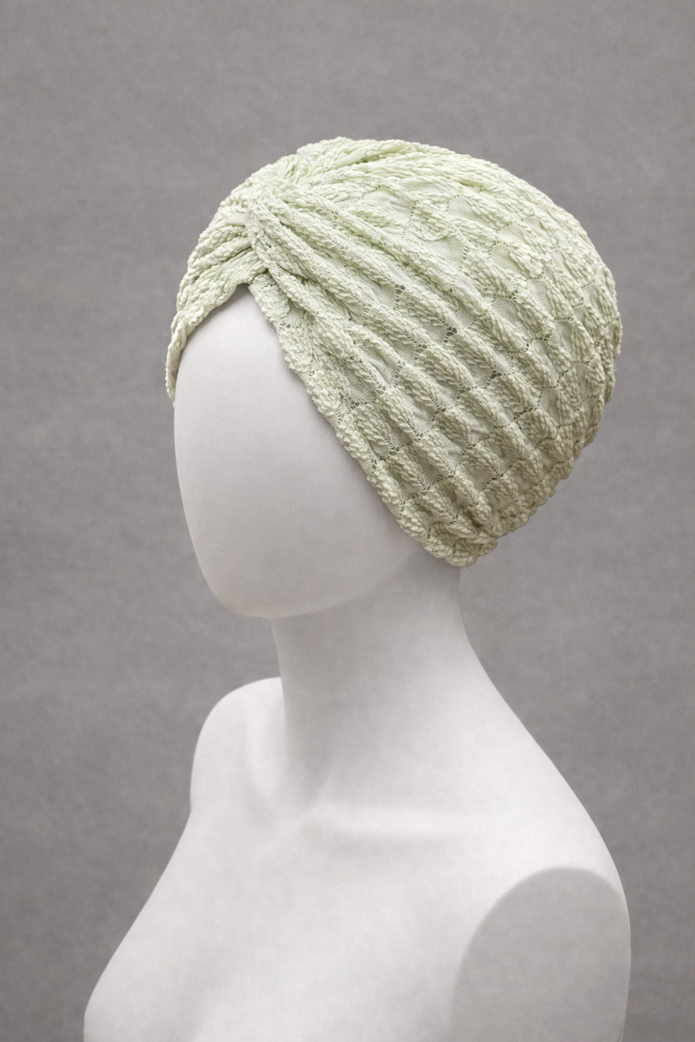 X Burgulu Büzgülü Bodrum Bone - Hafif Örme Kumaş