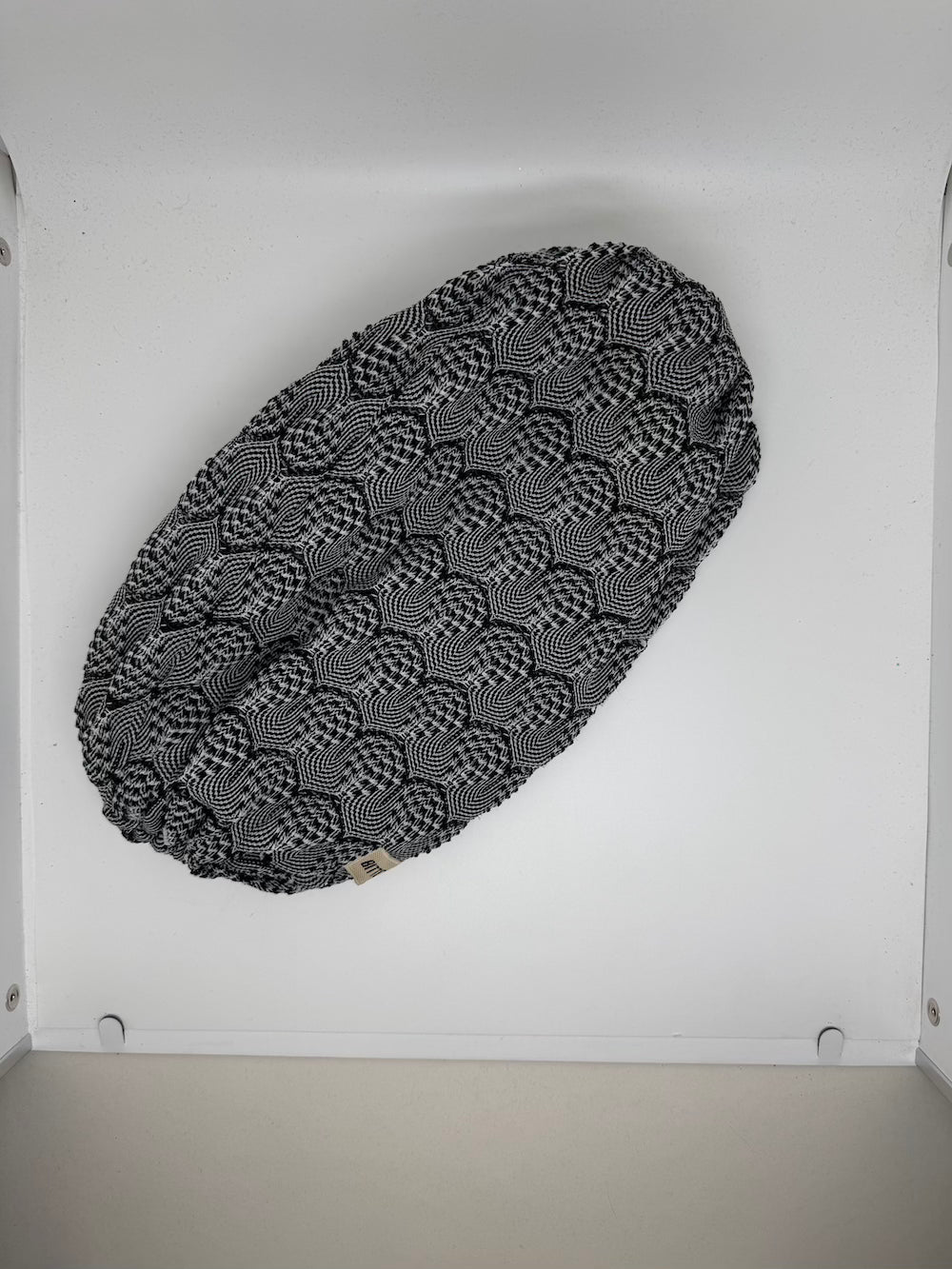 X Burgulu Büzgülü Bodrum Bone - Hafif Örme Kumaş