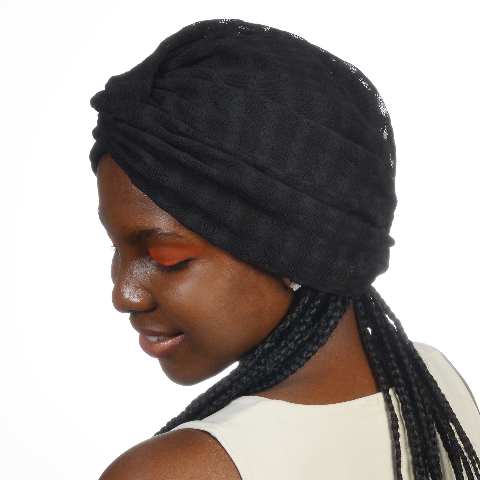 Barcelona Burgulu Bone - Dokulu Örme File Kumaş