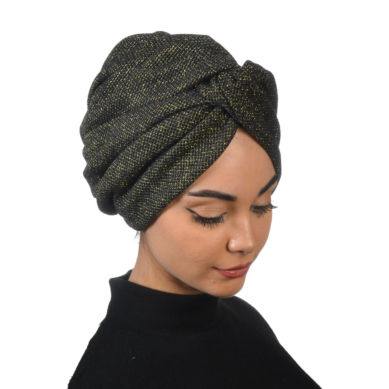 Barcelona Burgulu Bone - Simli Hafif Örme Kumaş