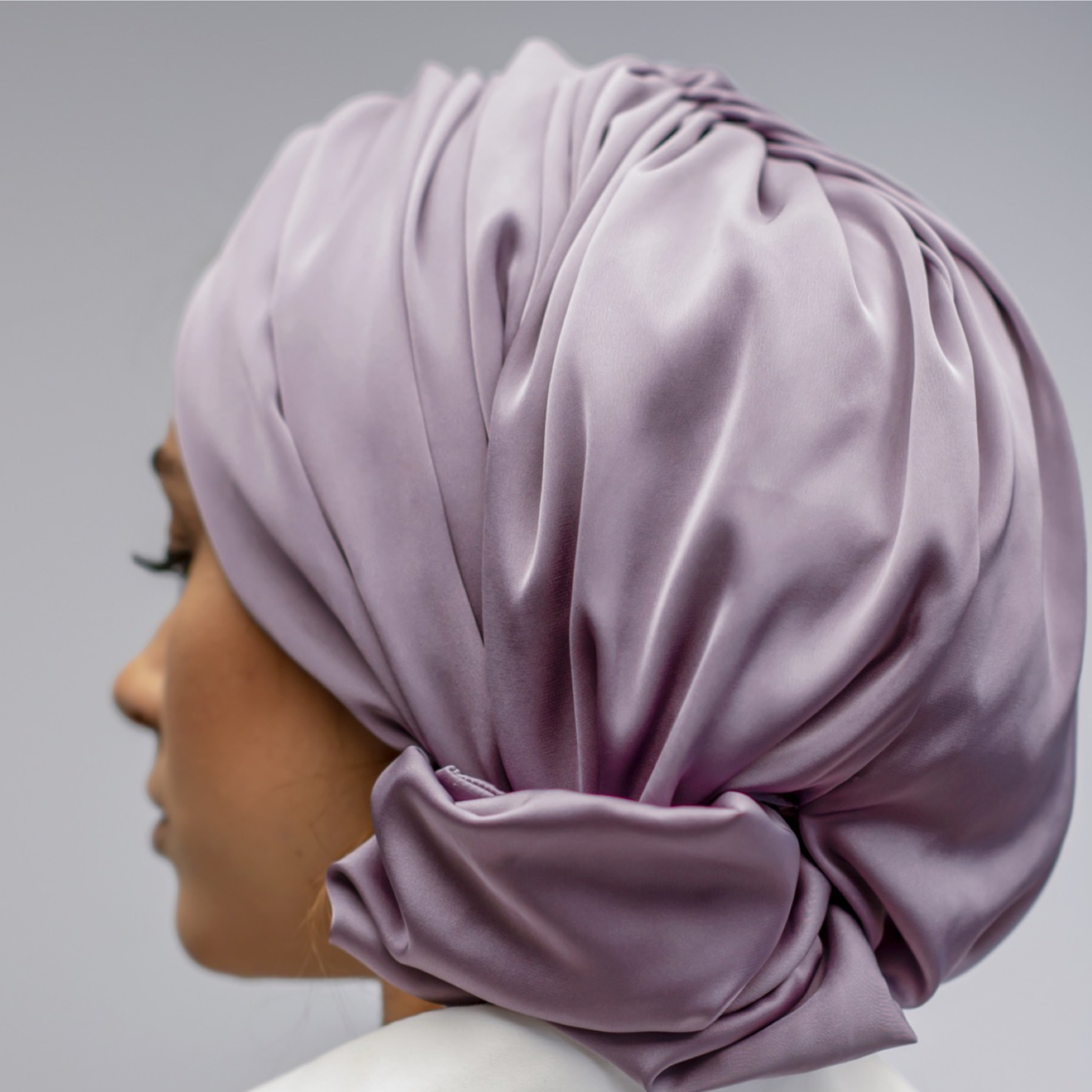 Abu Dabi – Saten - Topuzlu Bone