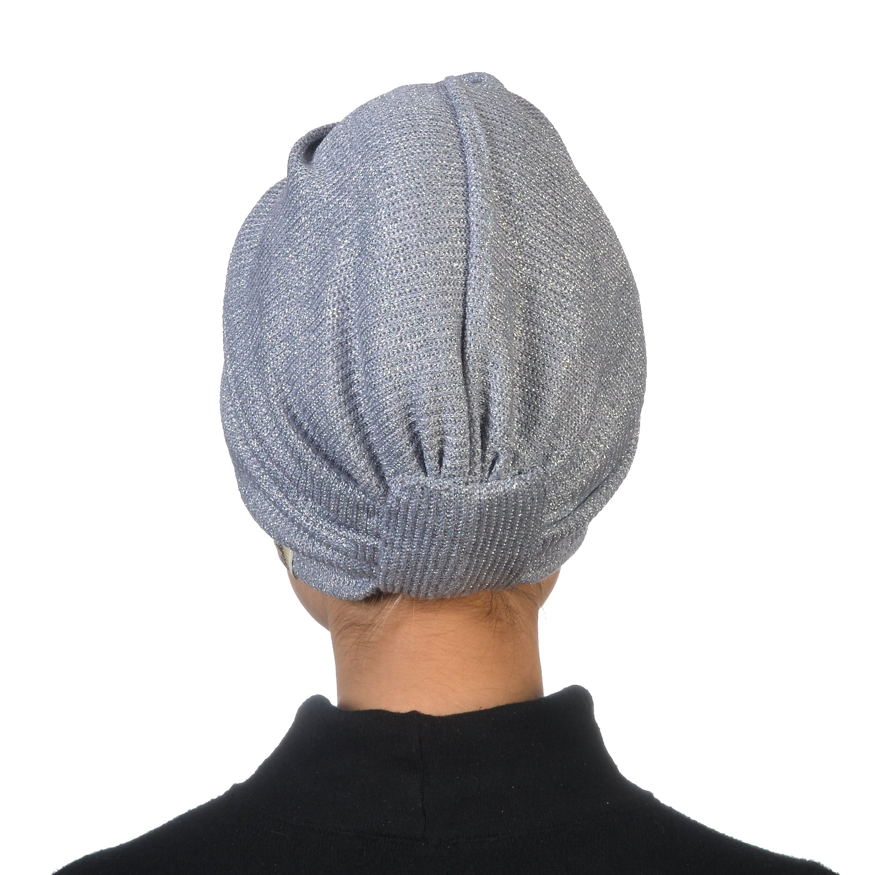 Barcelona Burgulu Bone - Işıltılı Örme Kumaş