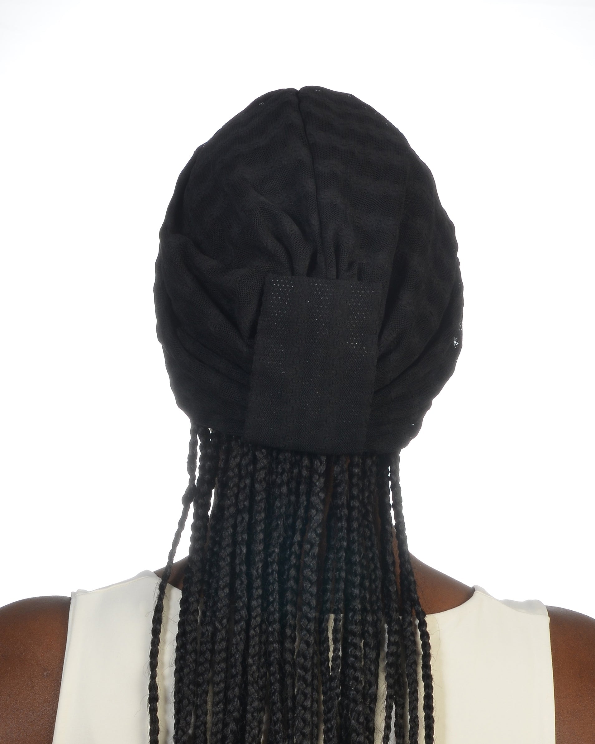 Barcelona Burgulu Bone - Dokulu Örme File Kumaş